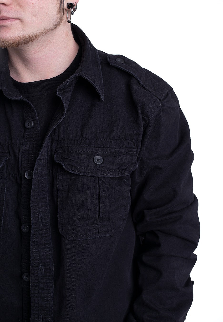 Brandit - Vintage Shirt Black - Shirt
