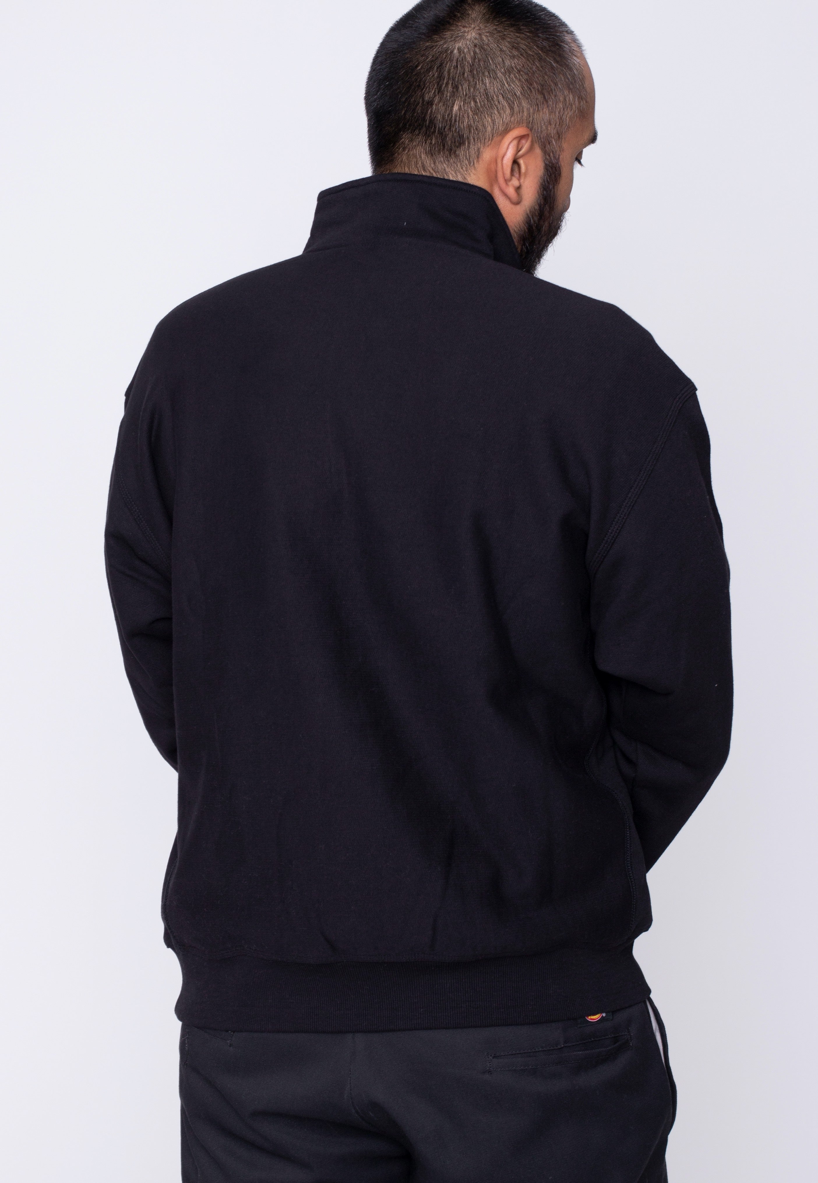 Carhartt WIP - Half Zip American Script Black - Pullover