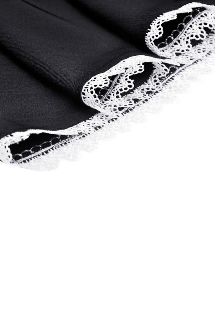Dark In Love - Magic Princess Cross White Neckline Black - Dress
