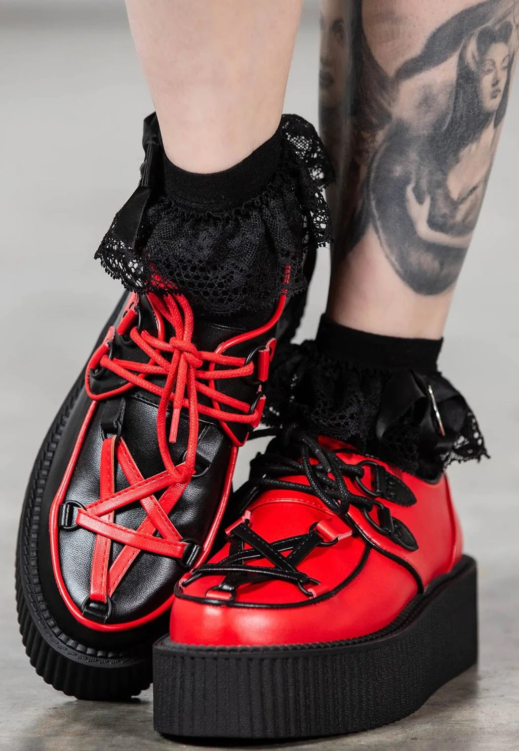 Killstar - Hexellent Black/Red - Girl Shoes
