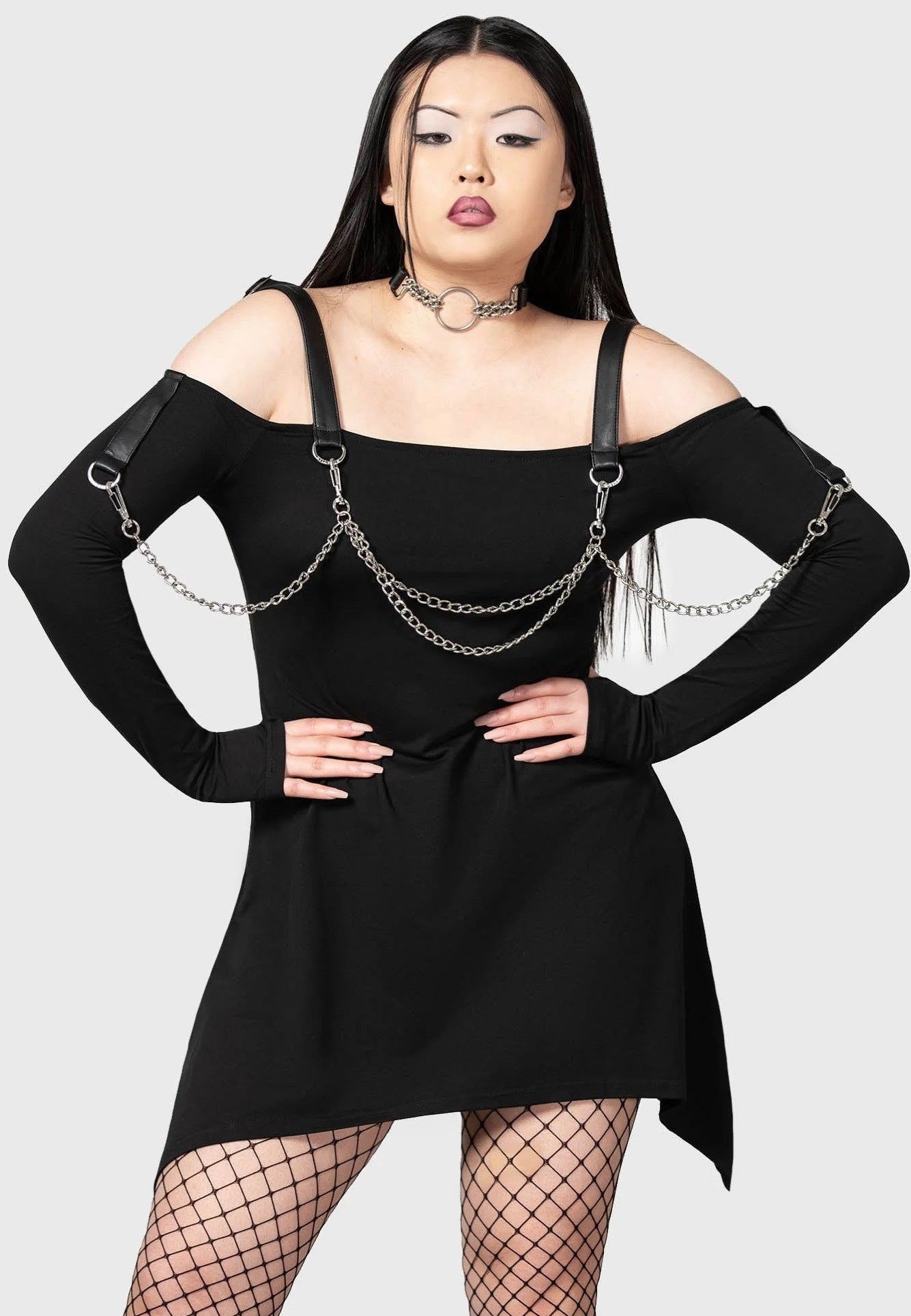 Killstar - Pleasure & Chain Black - Dress