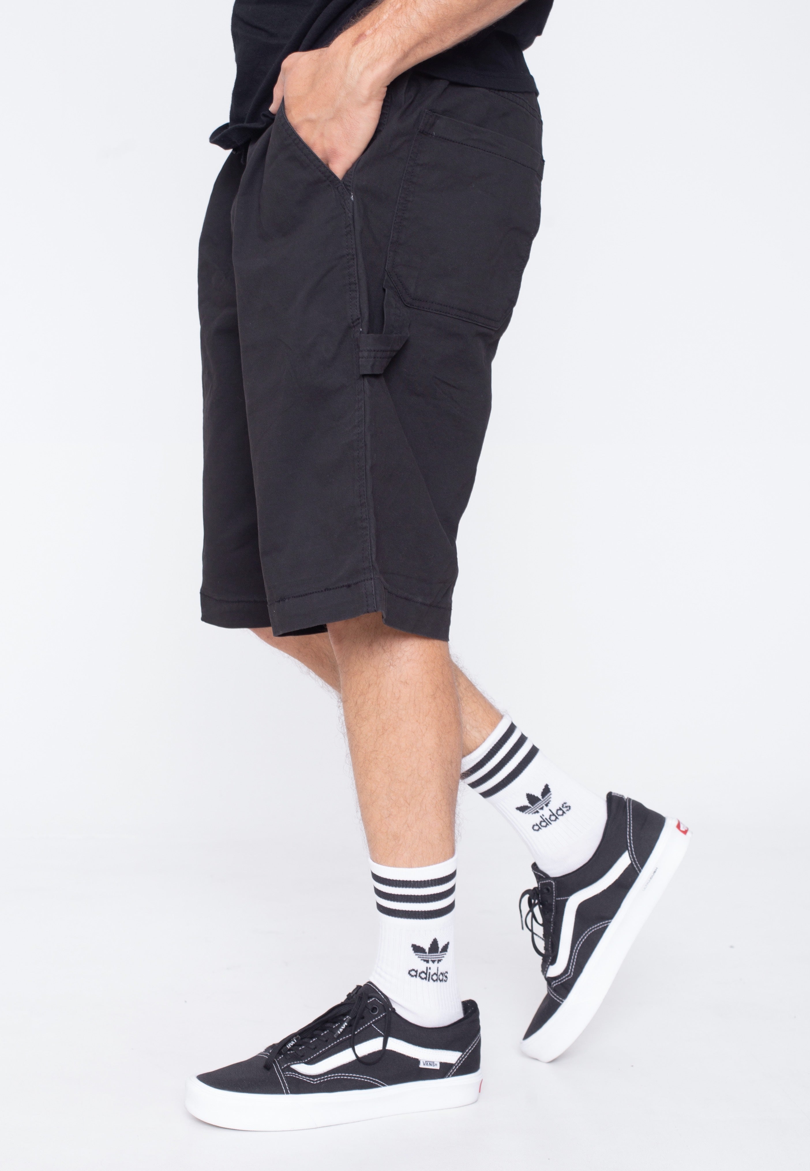 REELL - Reflex Hustler Black Canvas - Shorts