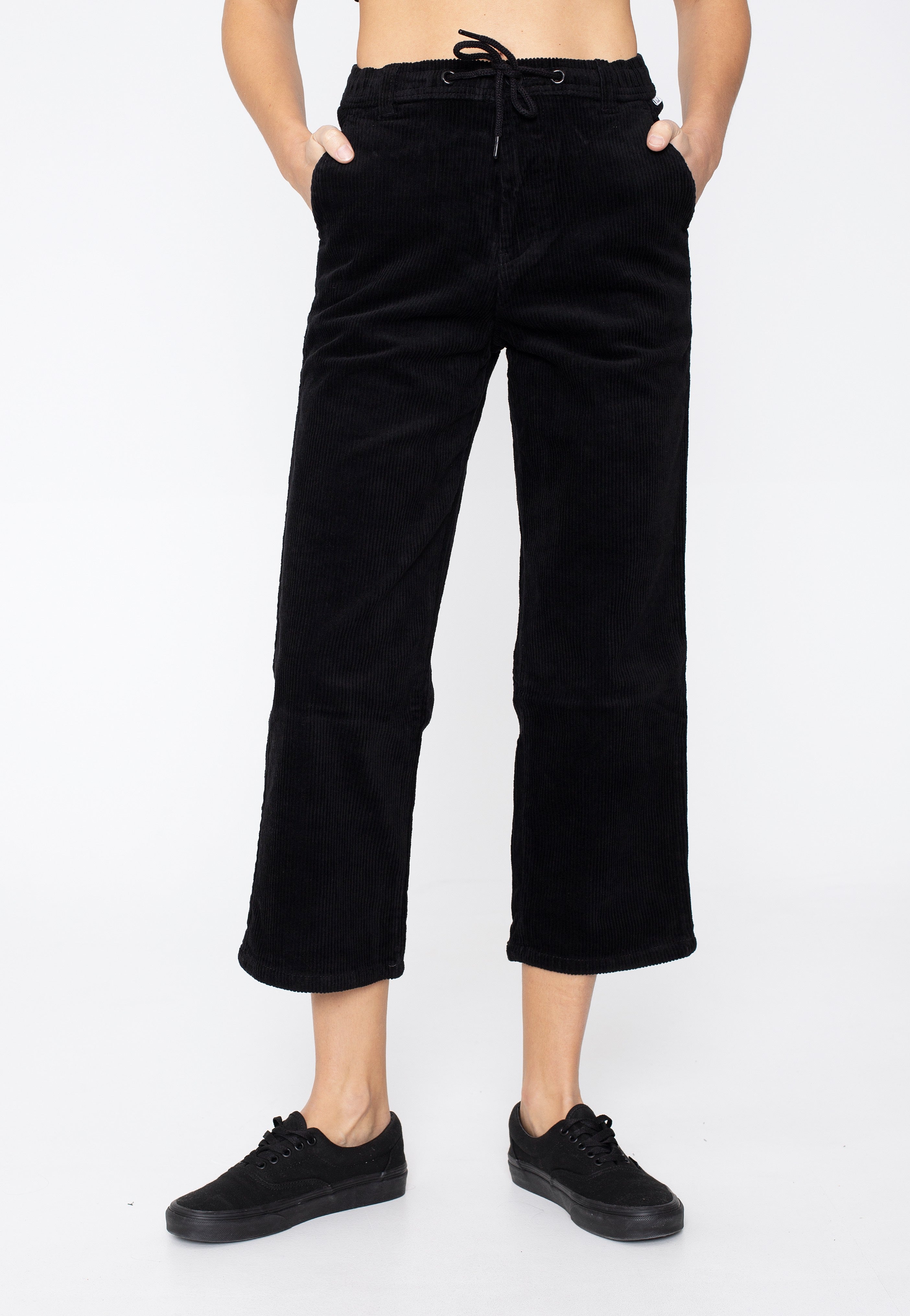 REELL - Reflex Women Loose Chino Black Cord - Pants
