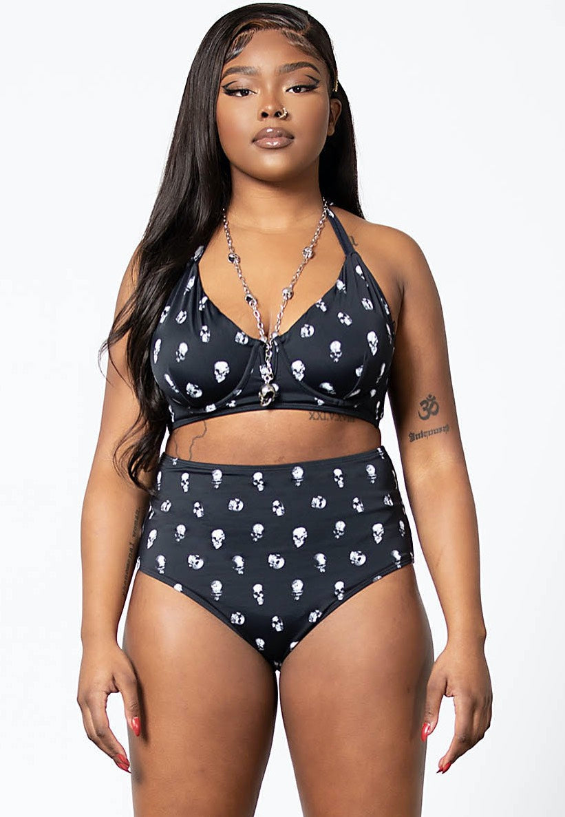 Killstar - Skulls 2 Piece Black - Bikini