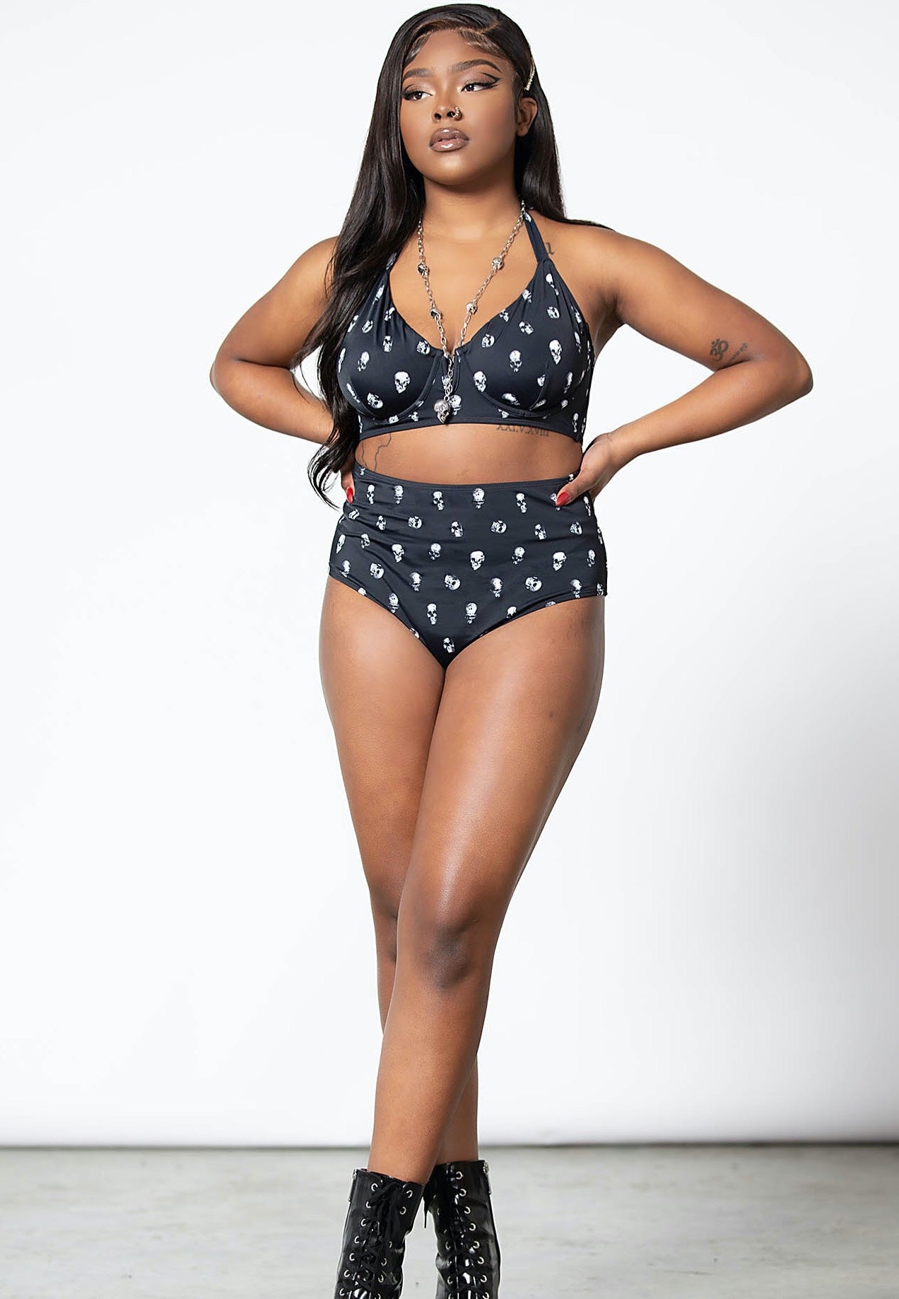 Killstar - Skulls 2 Piece Black - Bikini