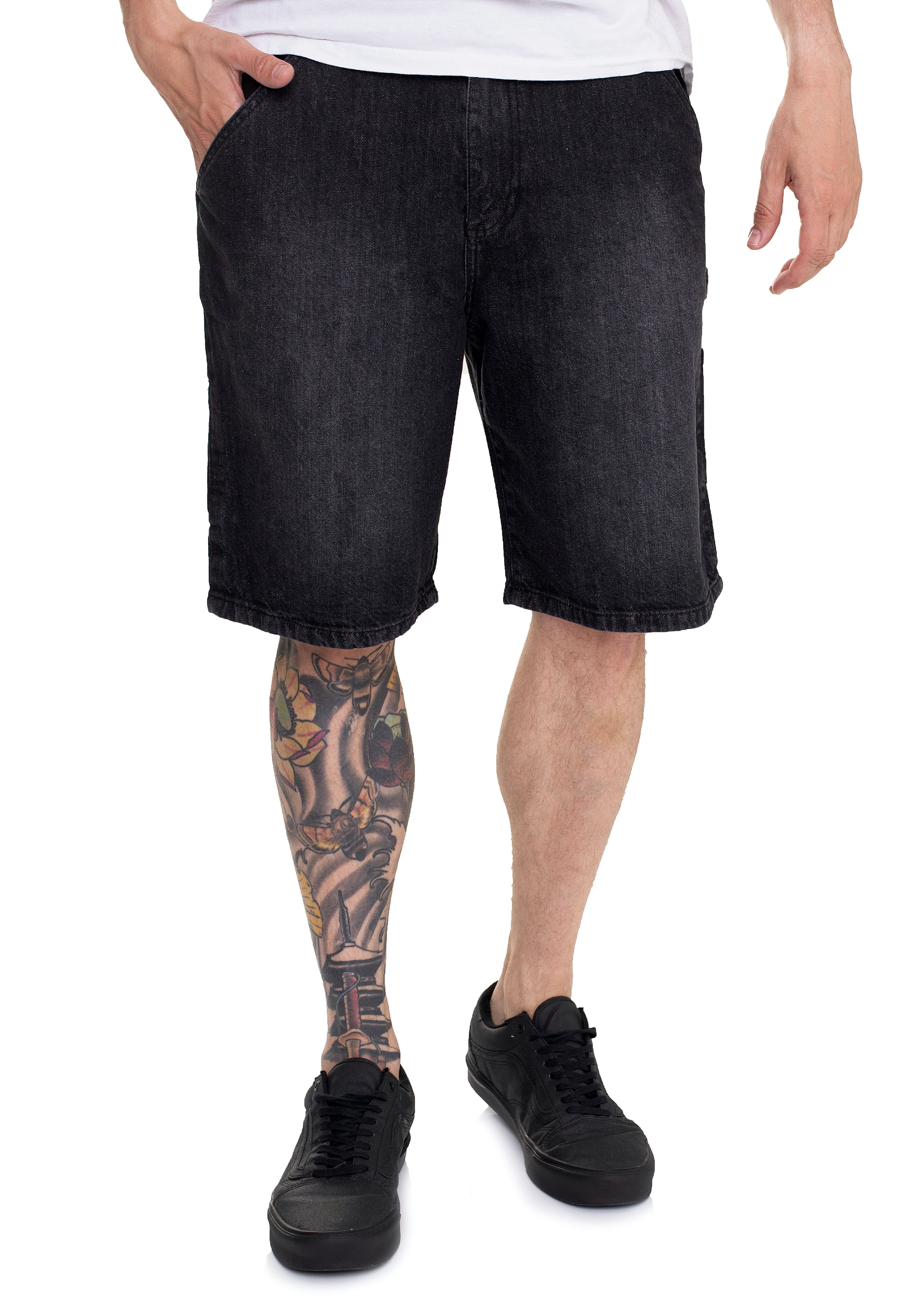 Urban Classics - Carpenter Real Black Washed - Shorts