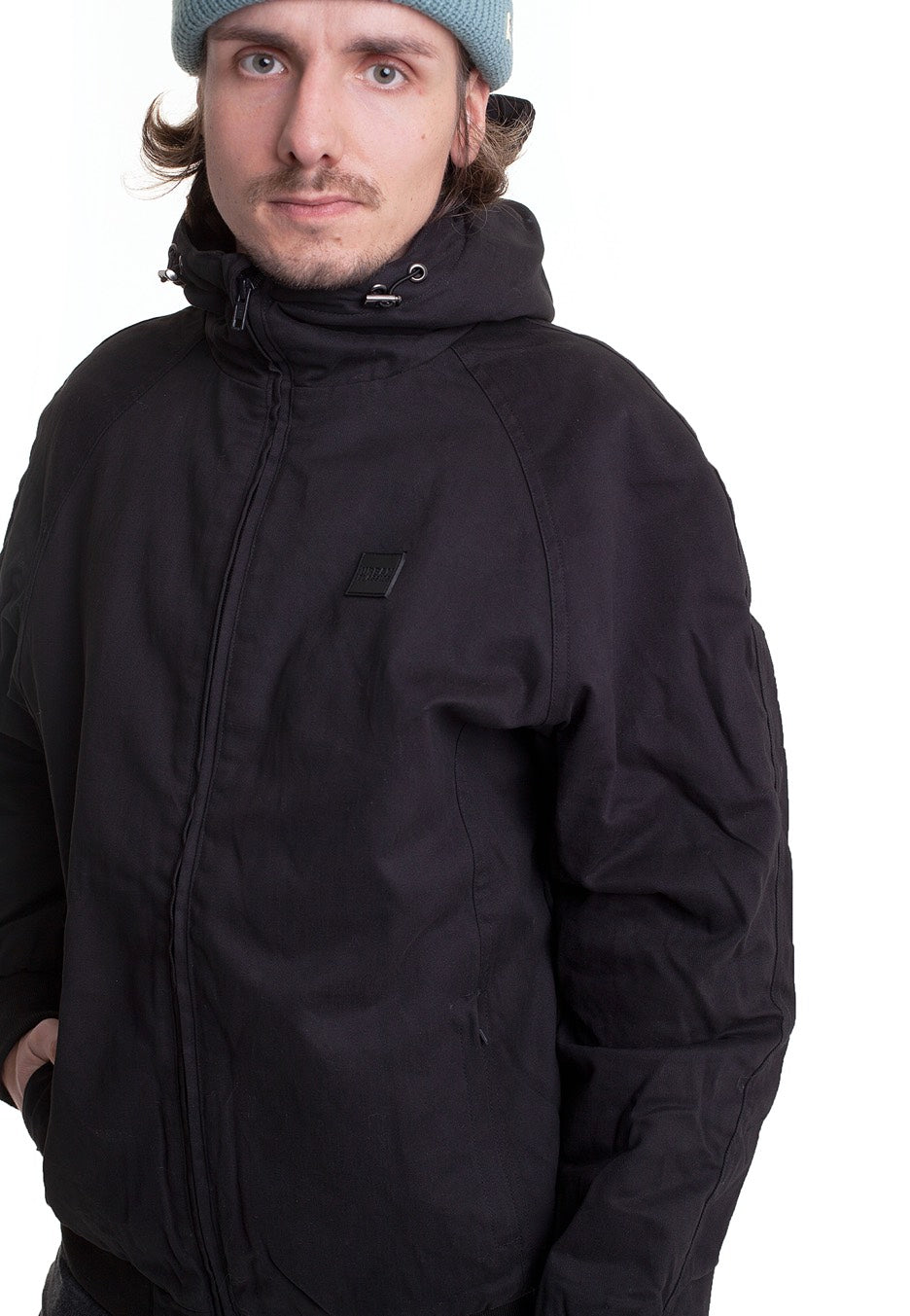 Urban Classics - Hooded Cotton Black - Jacket