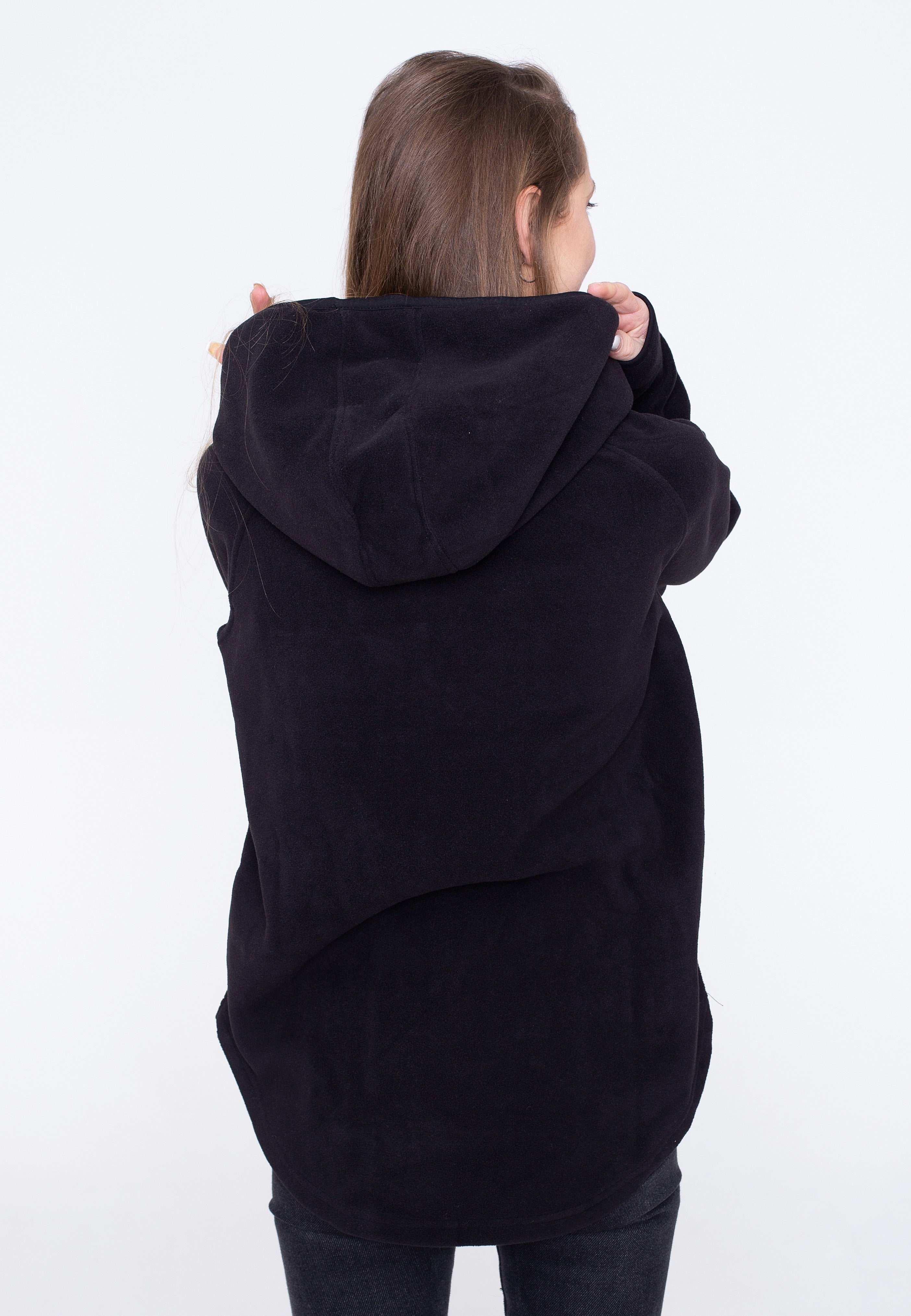 Urban Classics - Polar Fleece Pull Over Black - Hoodie