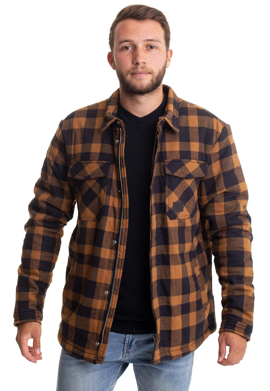 Vintage Industries - Craft Heavyweight Sherpa Yellow Check - Jacket