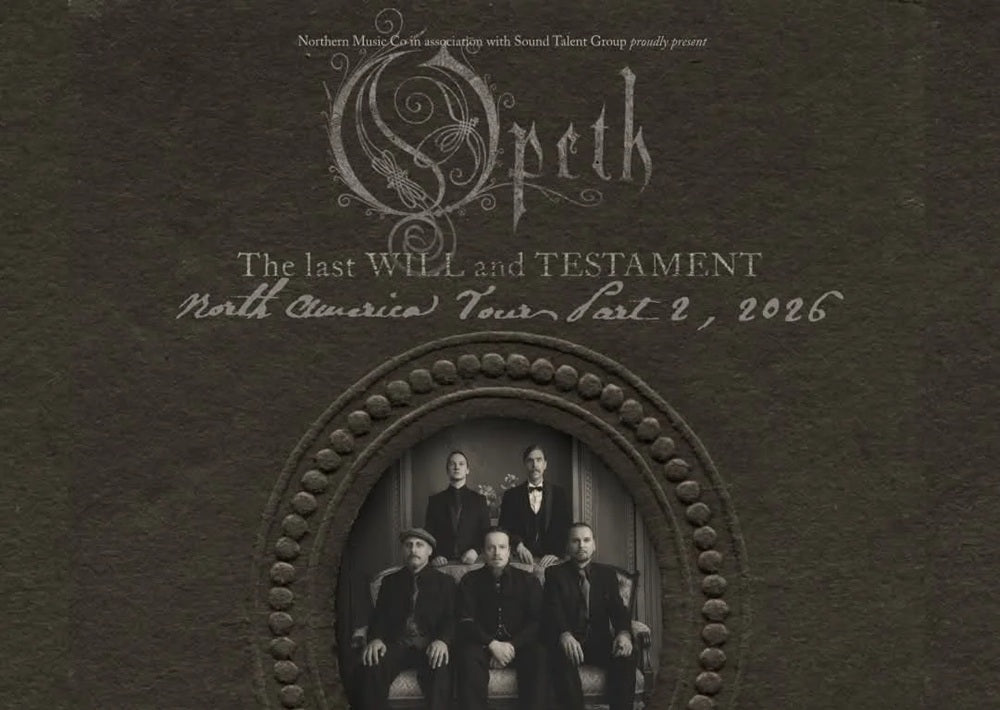 The Last Will &amp; Testament 2026 Tour - Official Tour Poster