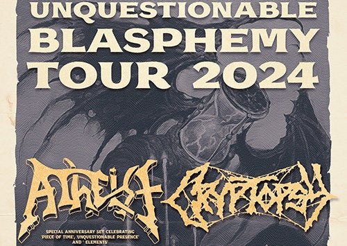 Cryptopsy Shows ATHEIST & CRYPTOPSY - announce co-headline tour 2024!