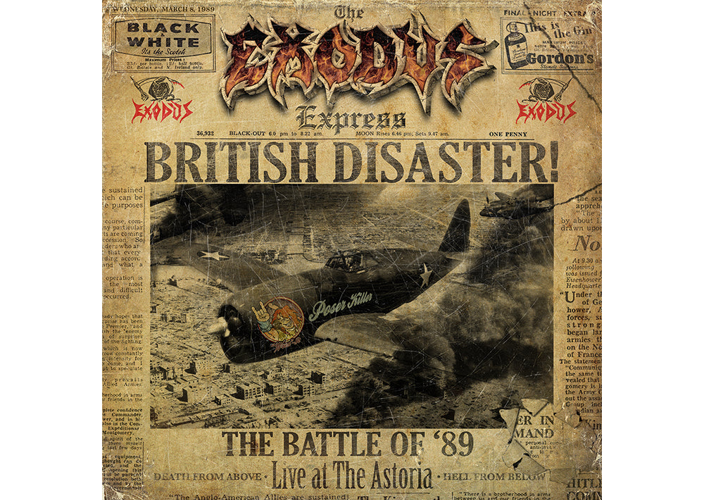 EXODUS - release live album 'British Disaster: The Battle of '89 (Live At The Astoria)'!