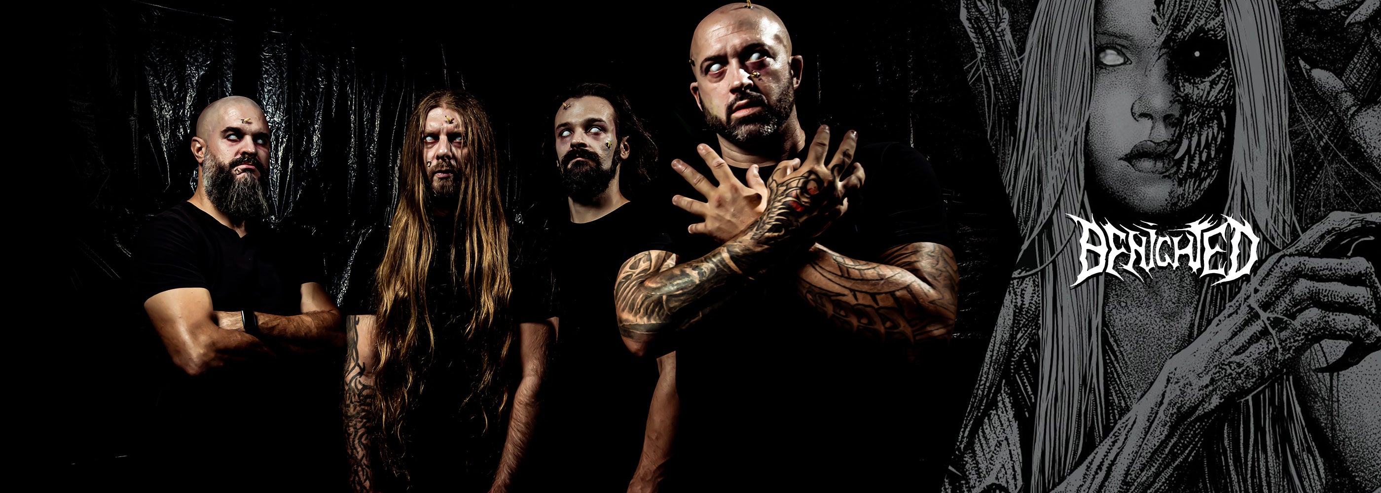 Benighted Examples Benighted Merch, T-Shirts & Vinyl | Nuclear Blast