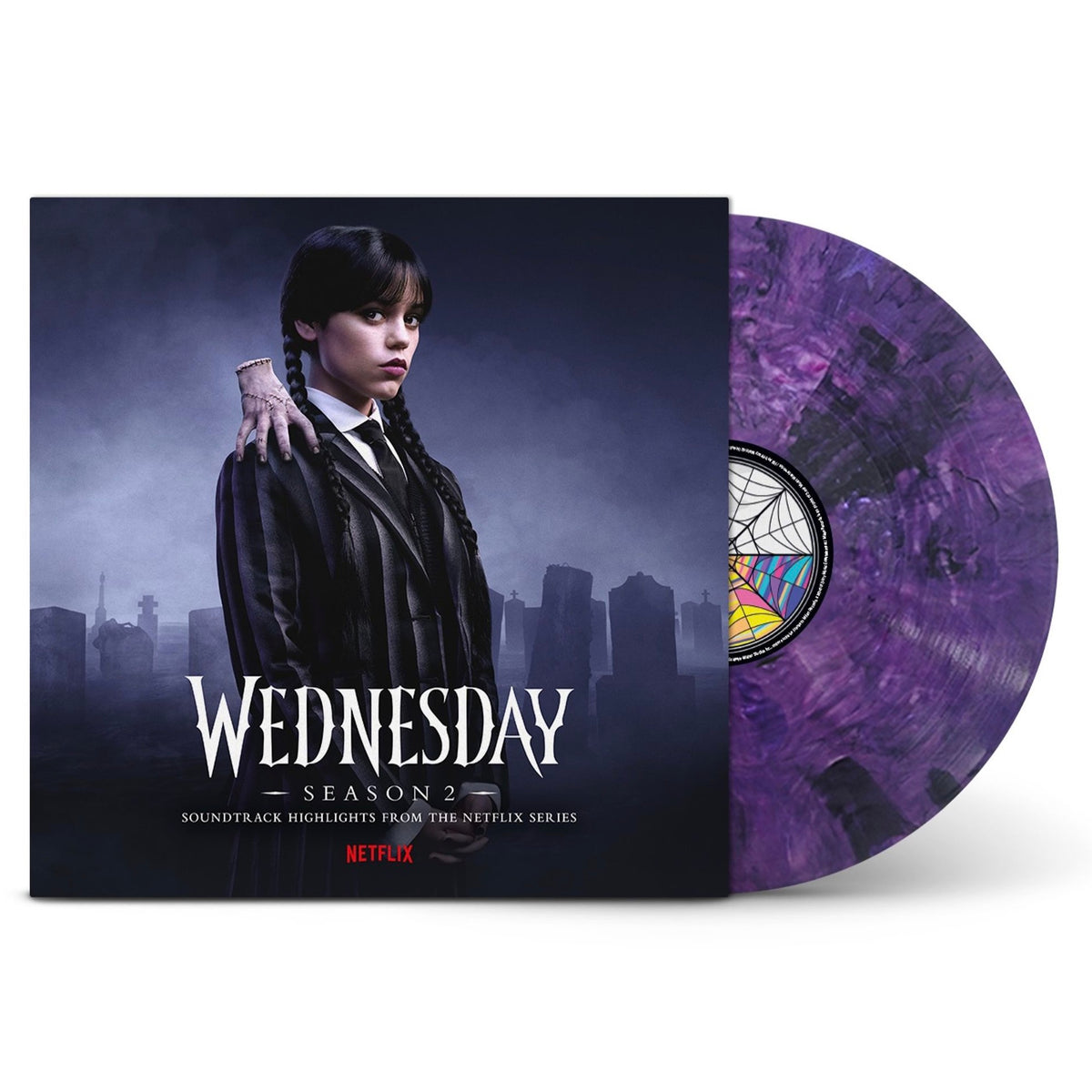 Wednesday Addams - Wednesday: Season 2 OST Ltd. Purple/Black - Colored