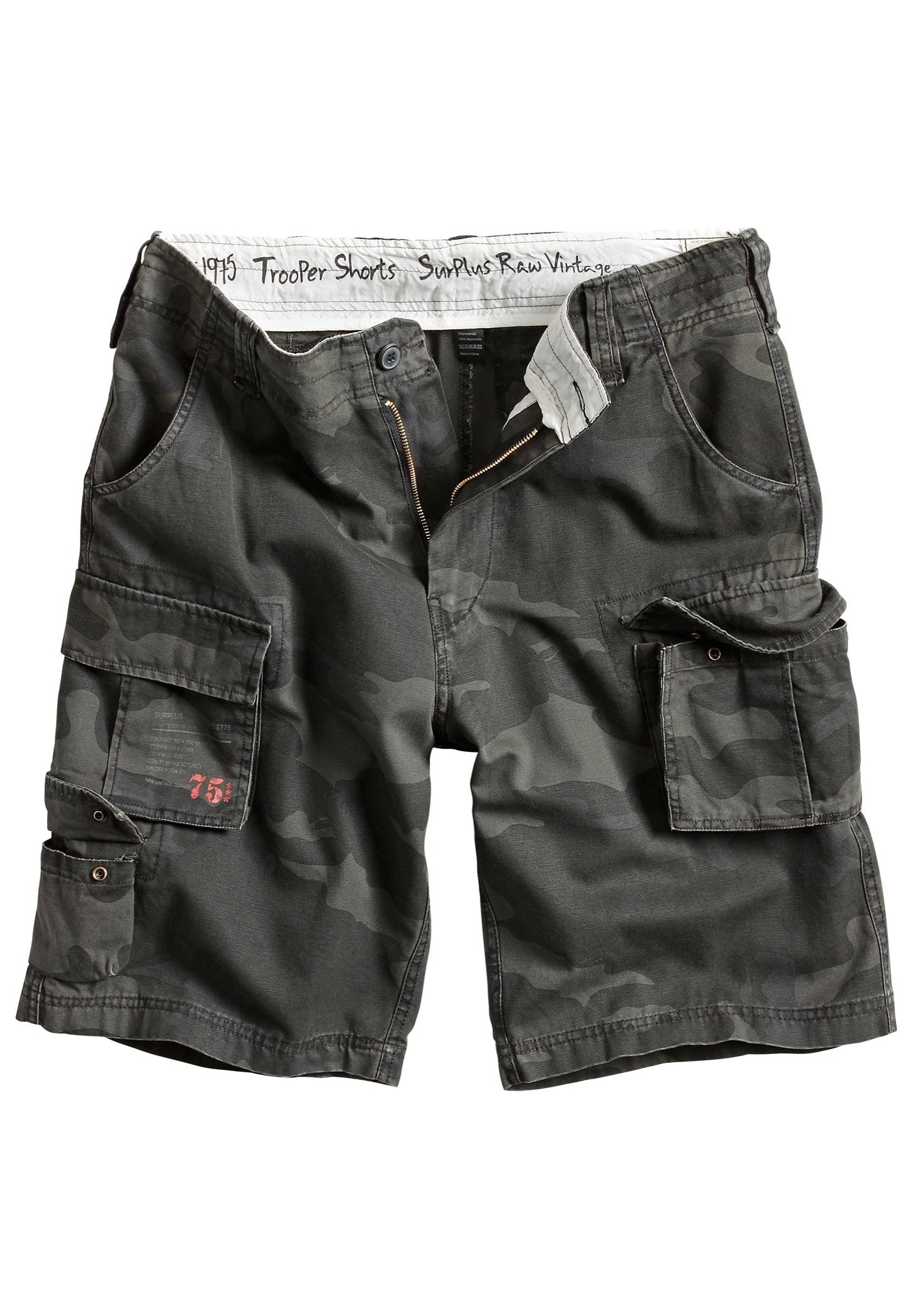 Surplus - Trooper Black Camo - Shorts