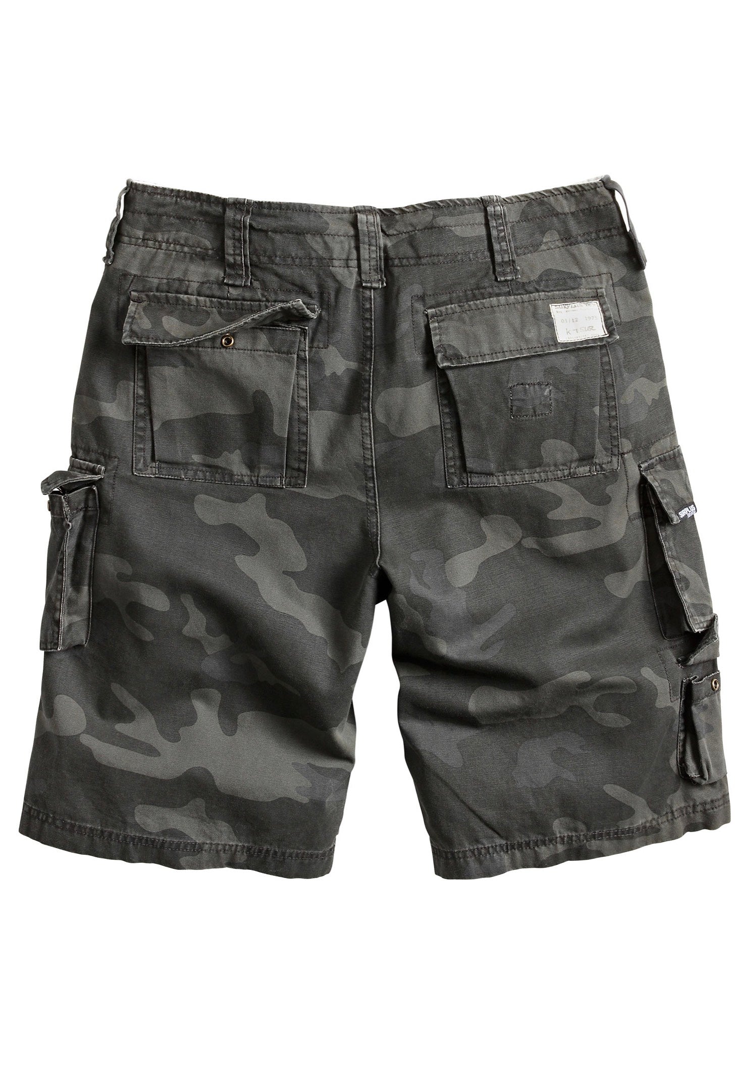 Surplus - Trooper Black Camo - Shorts