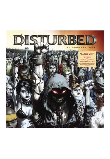 Disturbed - Ten Thousand Fists (20th Anniversary) Ltd. Yellow Flame - Colored 2 Vinyl | Neutral-Image
