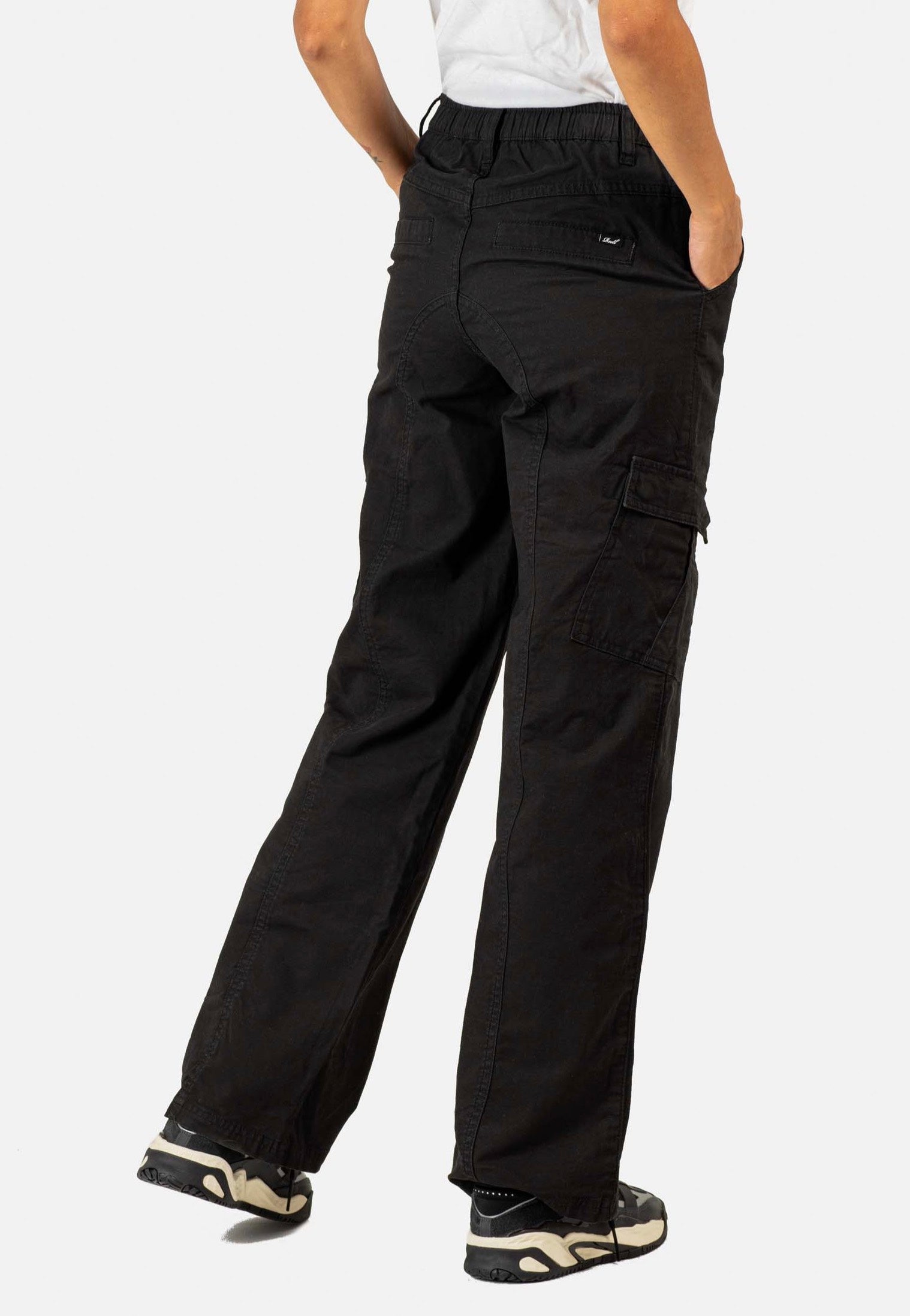 REELL - Women Marusha Cargo Black Canvas - Pants | Nuclear Blast