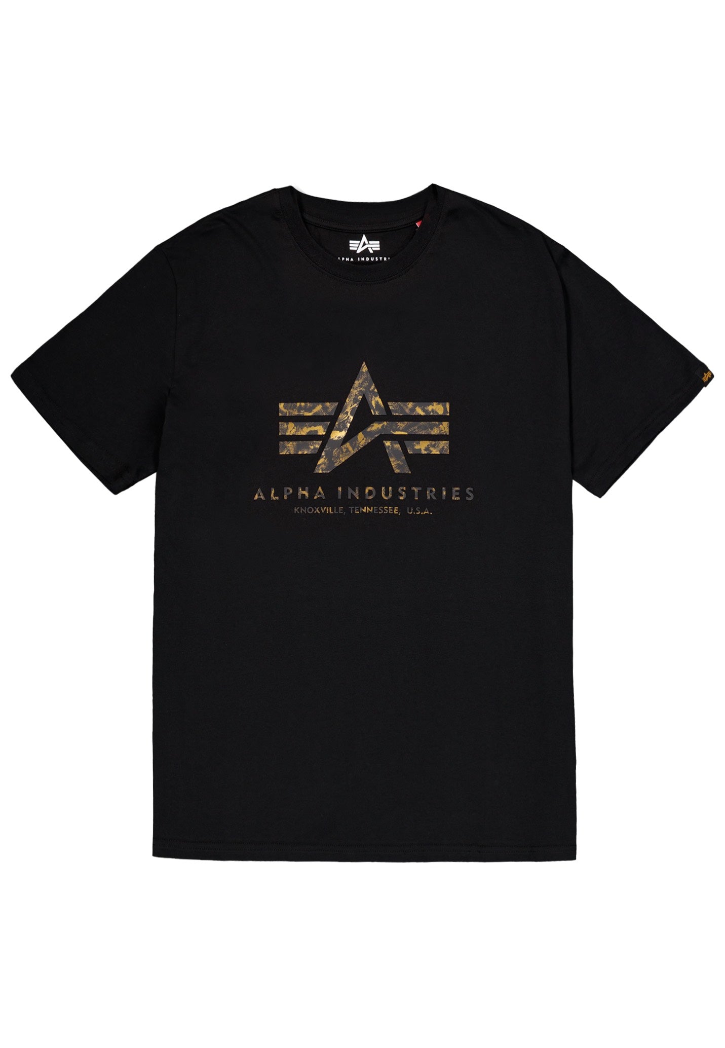 Alpha Industries - Basic Big Logo Effect Print Black - T-Shirt | Men-Image