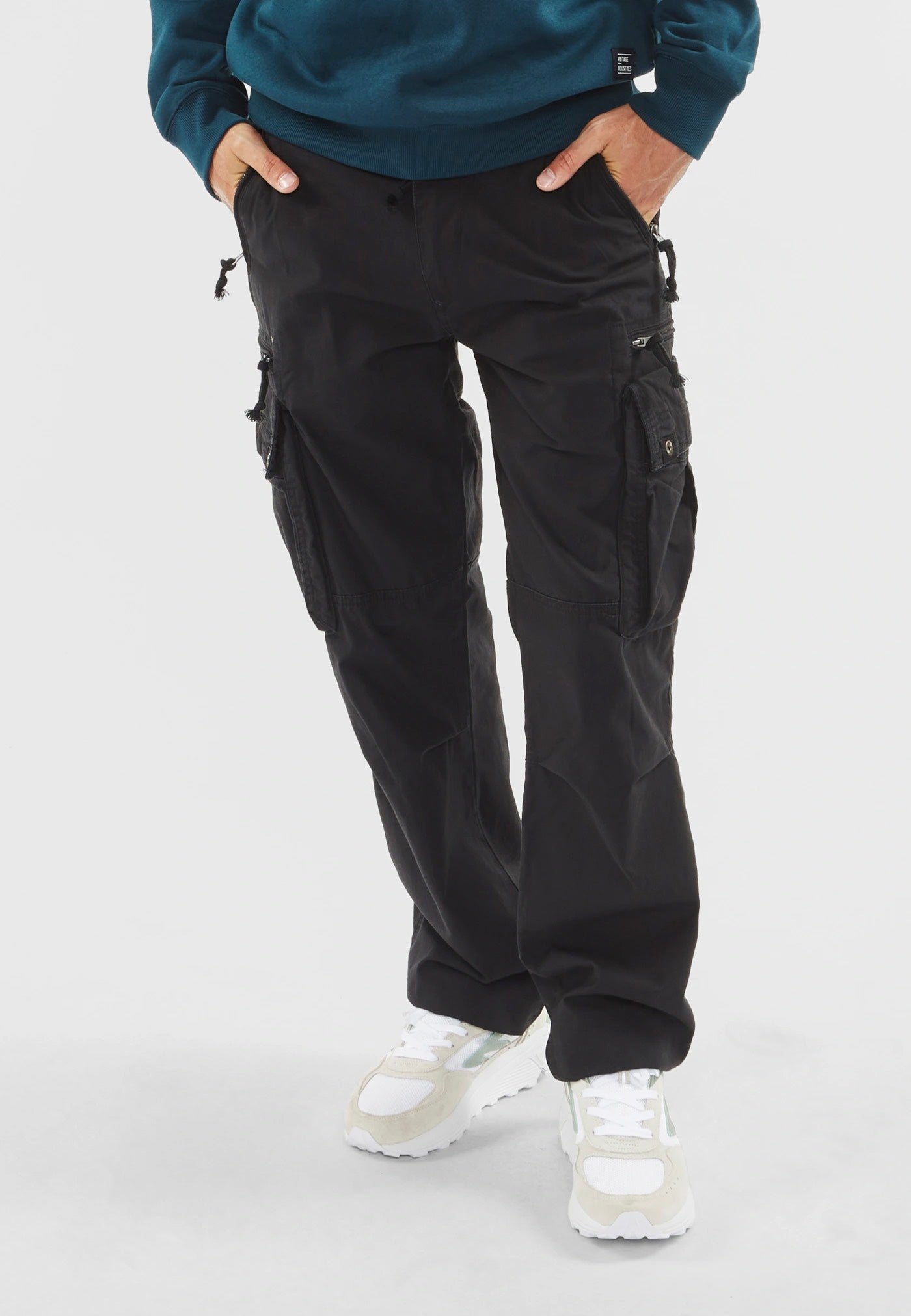 Vintage Industries - Rico Black - Pants | Men-Image