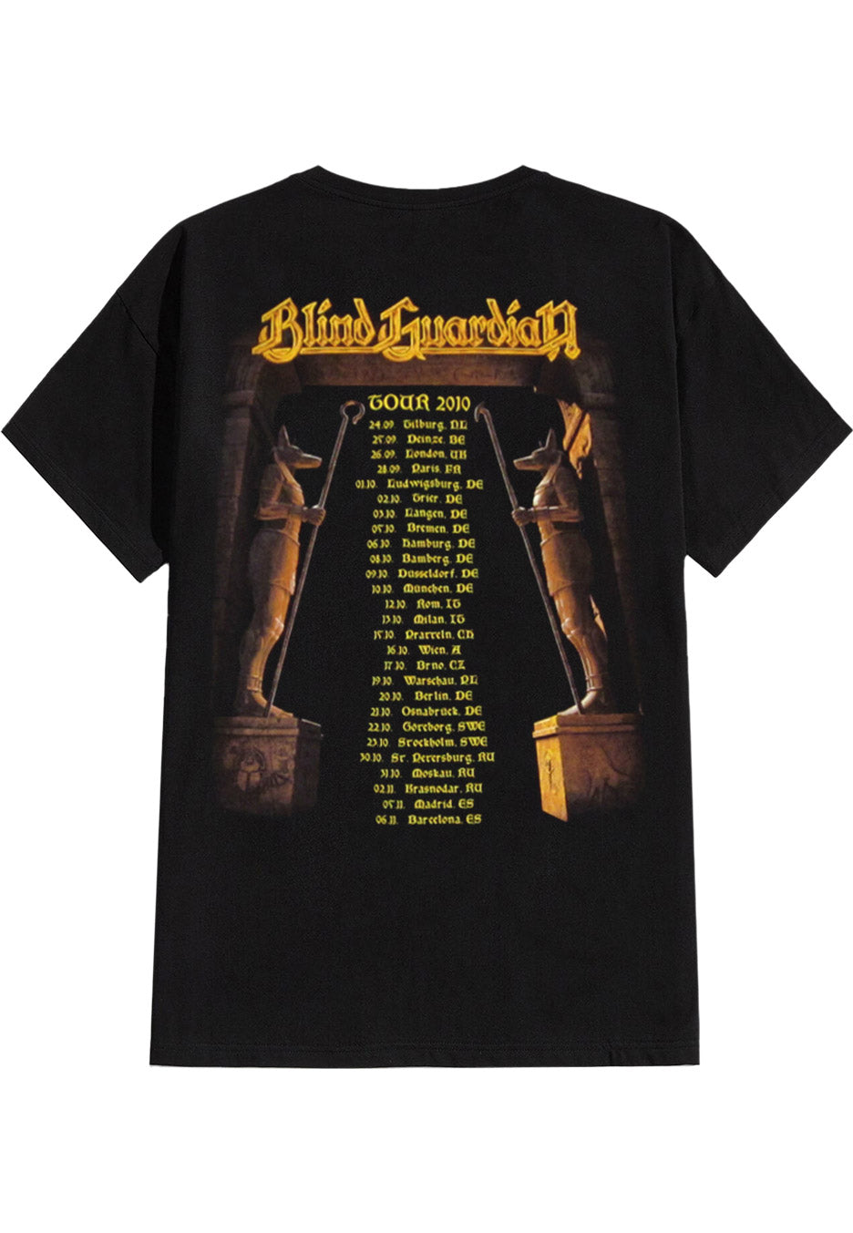 Blind Guardian - Time Ro Reveal Tour 2010 - T-Shirt | Neutral-Image