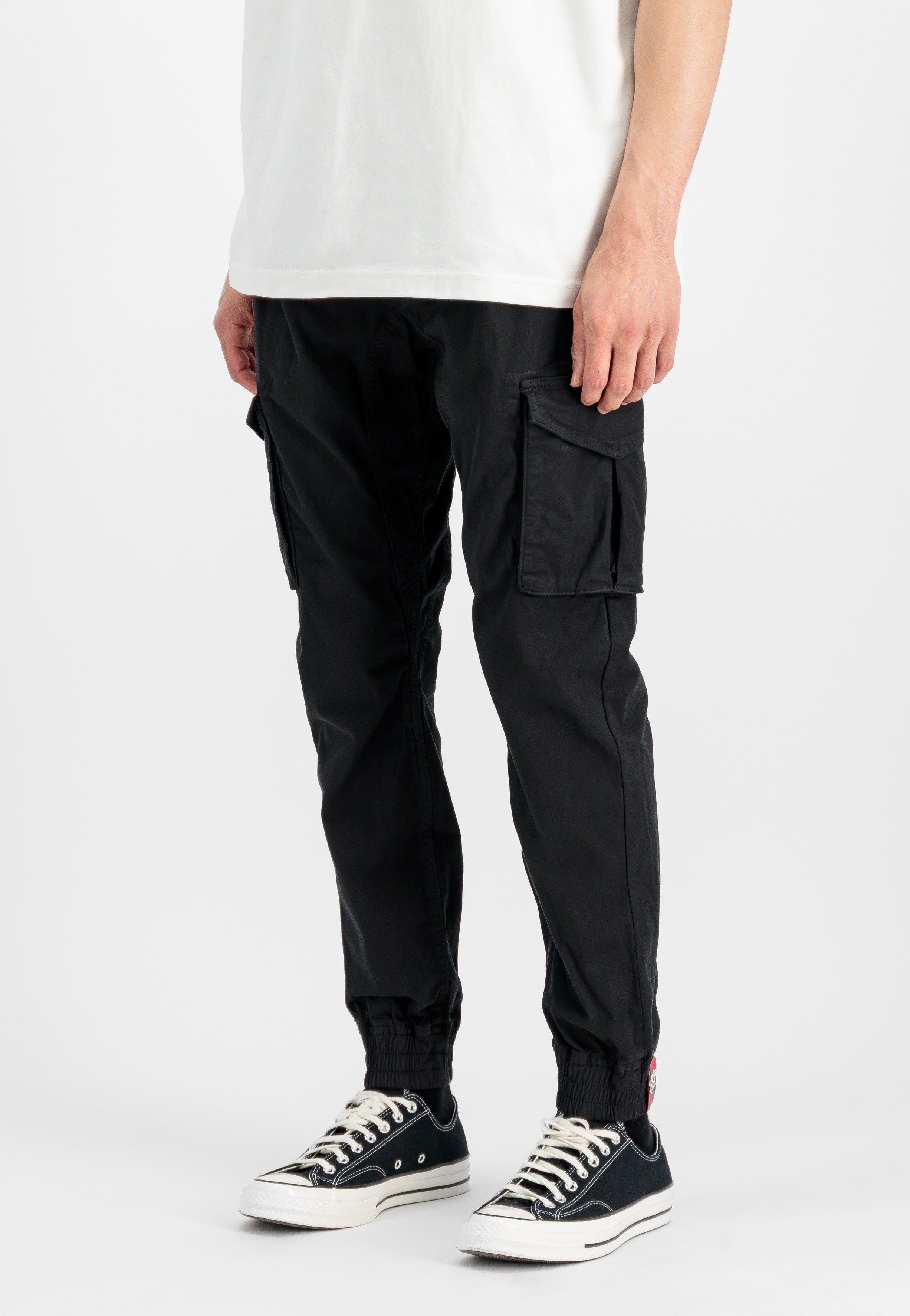 Alpha Industries - Cotton Twill Jogger Black - Pants | Men-Image