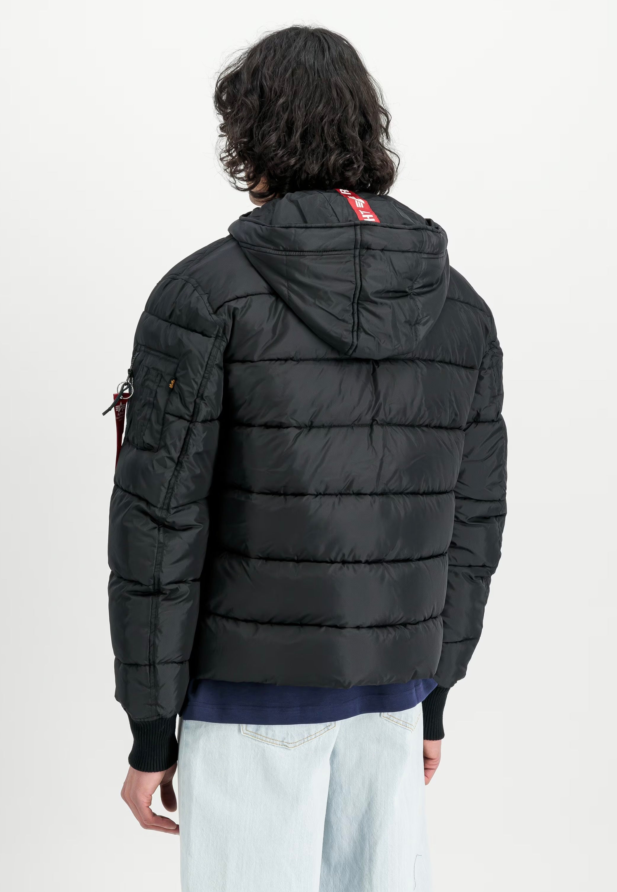 Alpha Industries - Hooded Puffer Alpha FD Black - Jacket | Nuclear