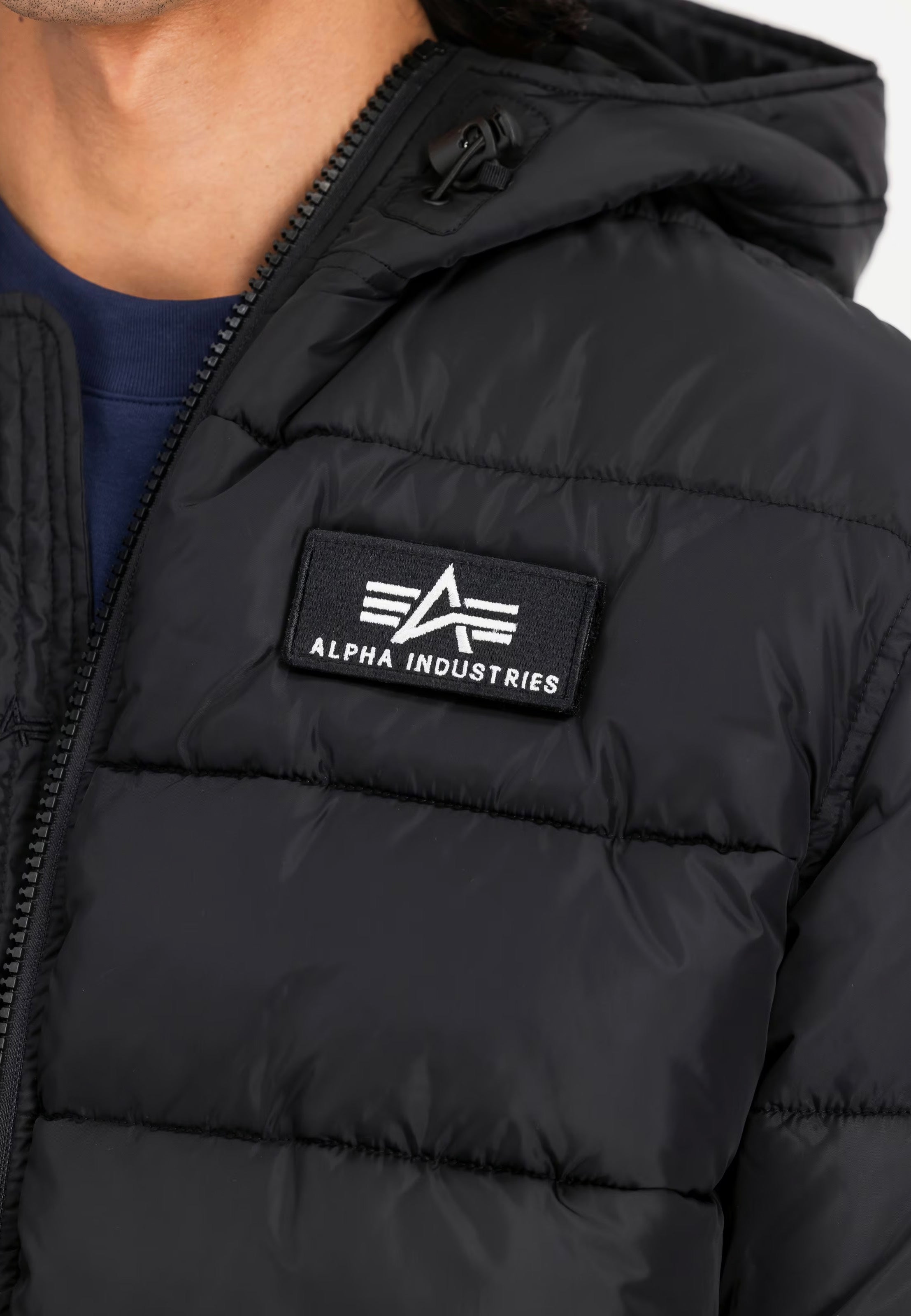 Alpha Industries - Hooded Puffer Alpha FD Black - Jacket | Nuclear
