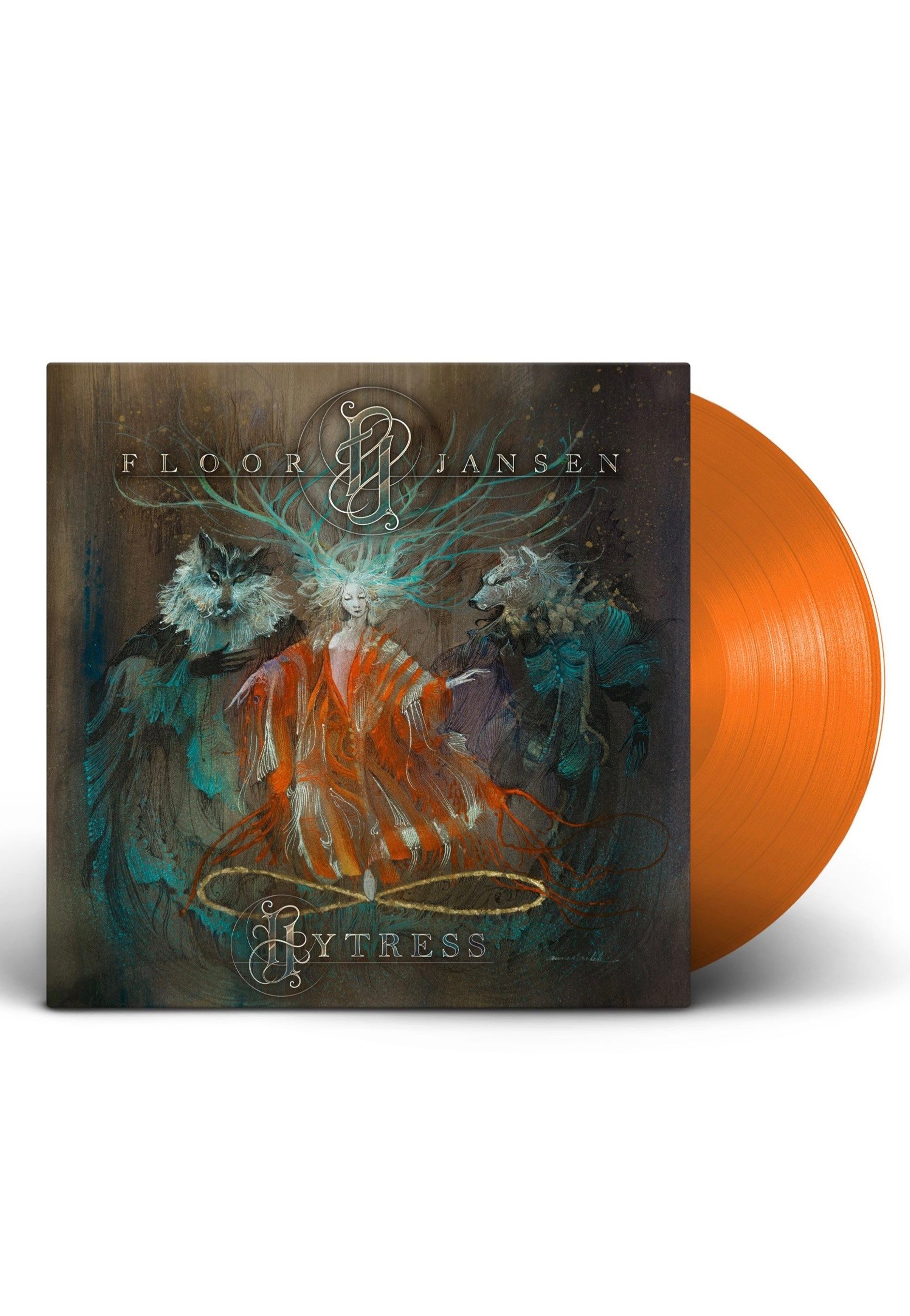 Floor Jansen Hytress Ltd. Transparent Orange Indie Exclusive Colored Vinyl