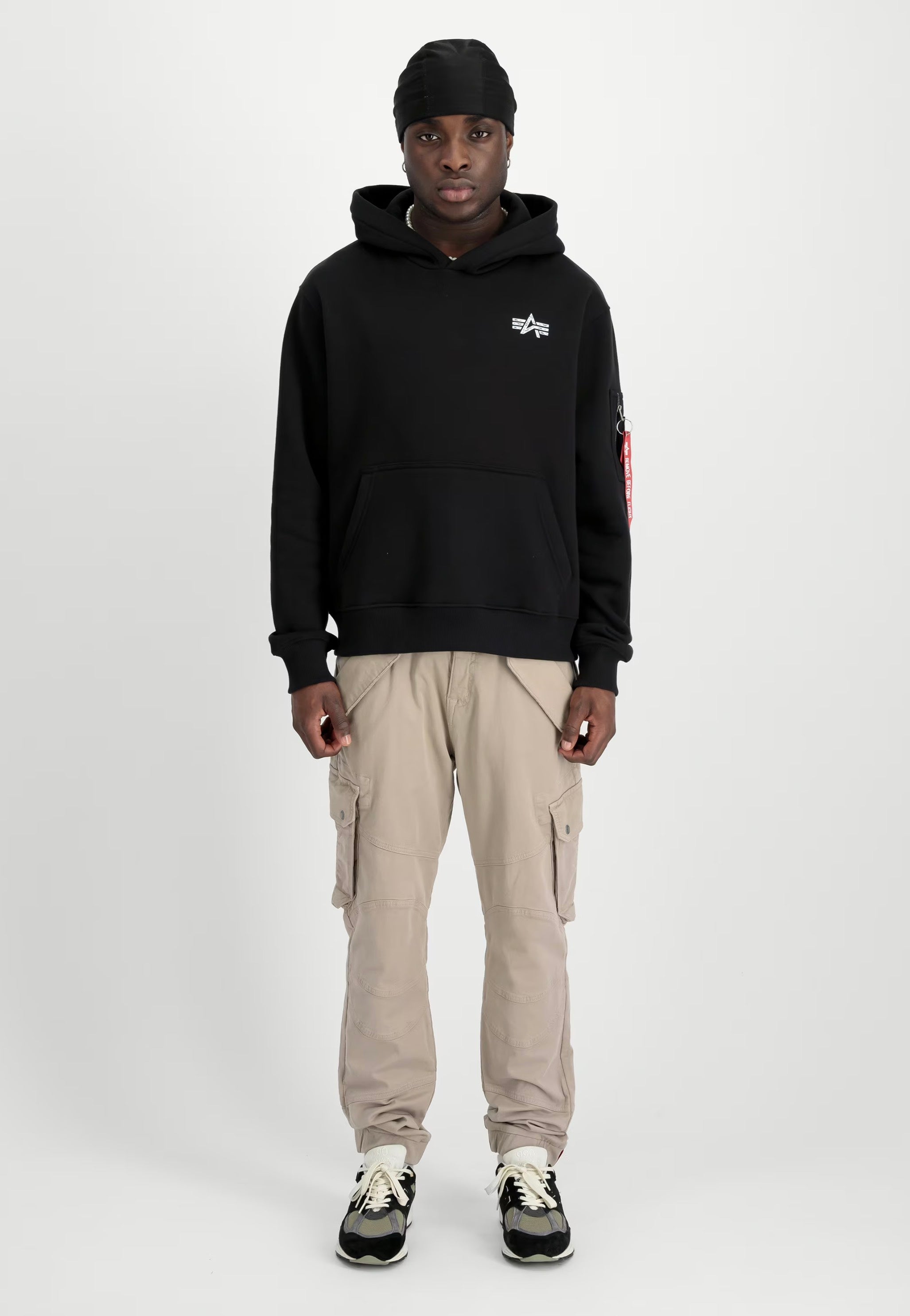 Alpha Industries - Signature BP Black - Hoodie | Men-Image
