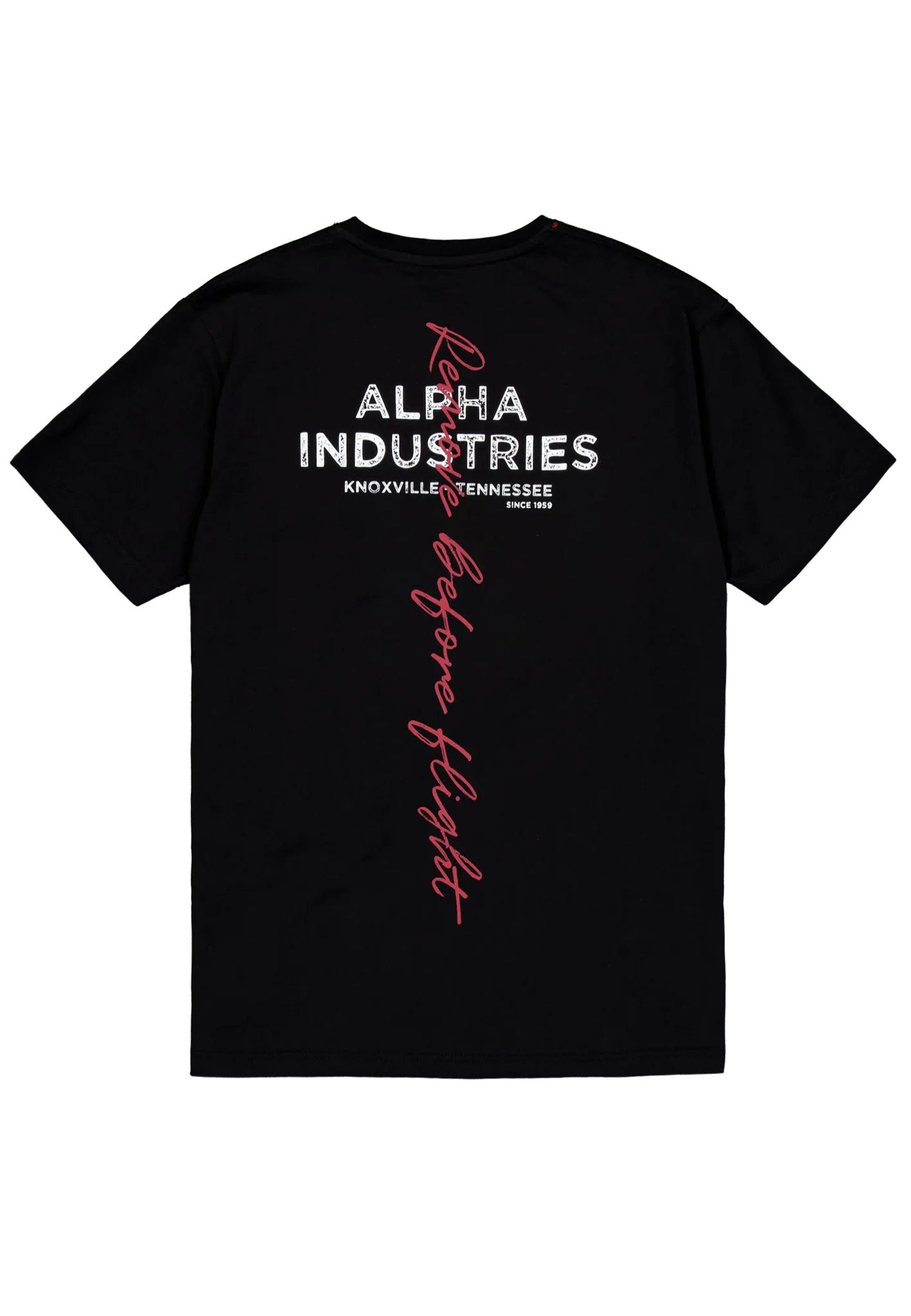 Alpha Industries - Signature Backprint Black - T-Shirt | Men-Image
