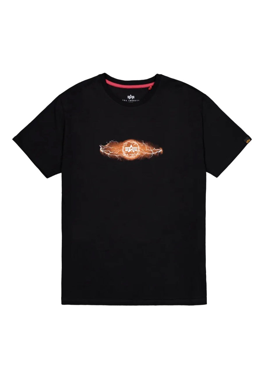 Alpha Industries - Lightning Black/Orange - T-Shirt | Men-Image