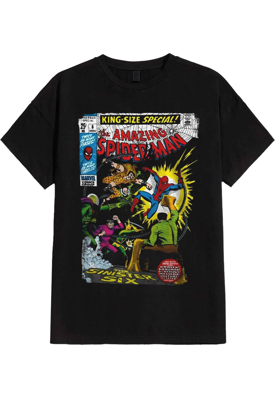 Spider-Man - Sinister 6 Comic - T-Shirt | Neutral-Image