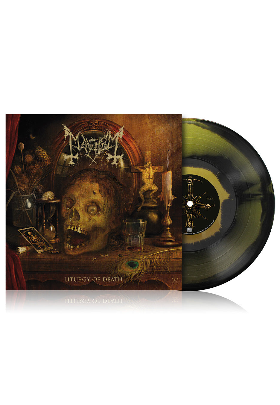 Mayhem - Liturgy Of Death Ltd. Bright Gold-Black Haze - Colored Vinyl | Neutral-Image