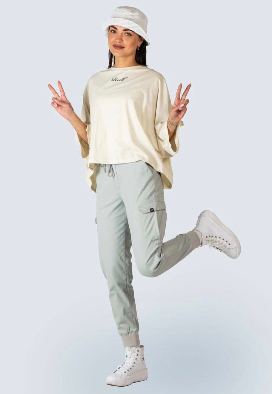 REELL - Reflex Women Rib Cargo Ice Green - Pants | Women-Image