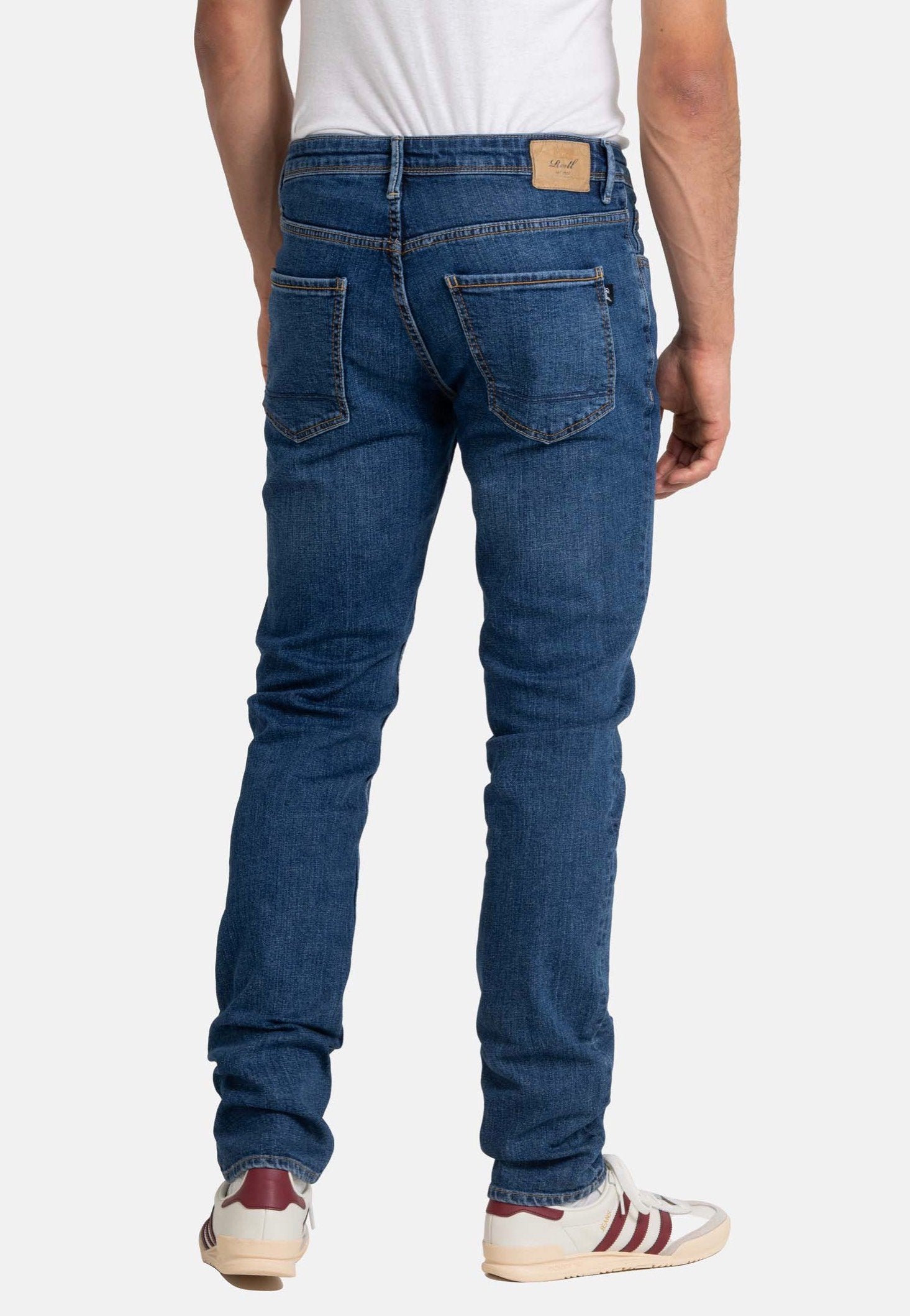 REELL - Spider Mid Blue Wash - Jeans