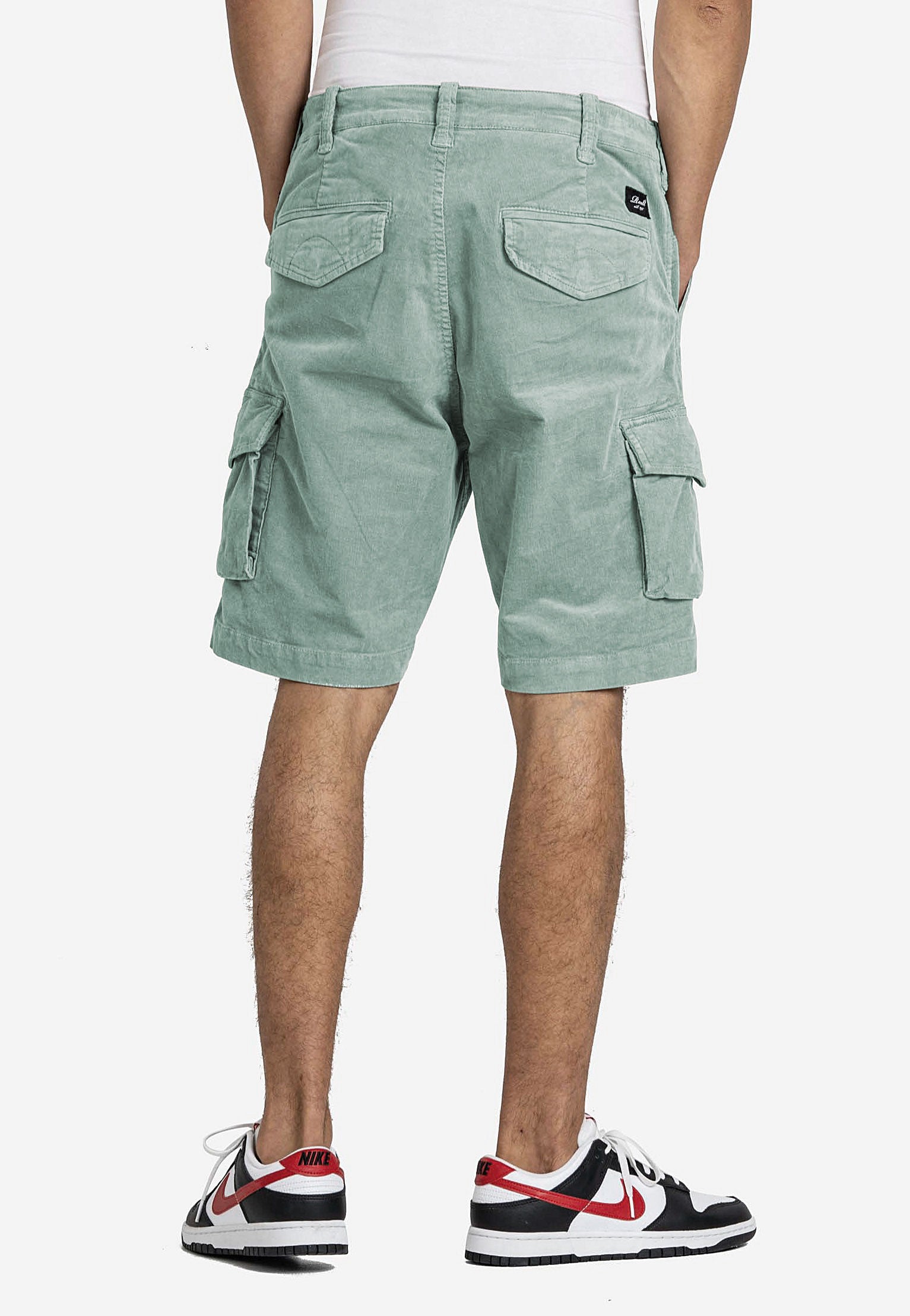 REELL - City Cargo Baby Cord Aqua Grey - Shorts