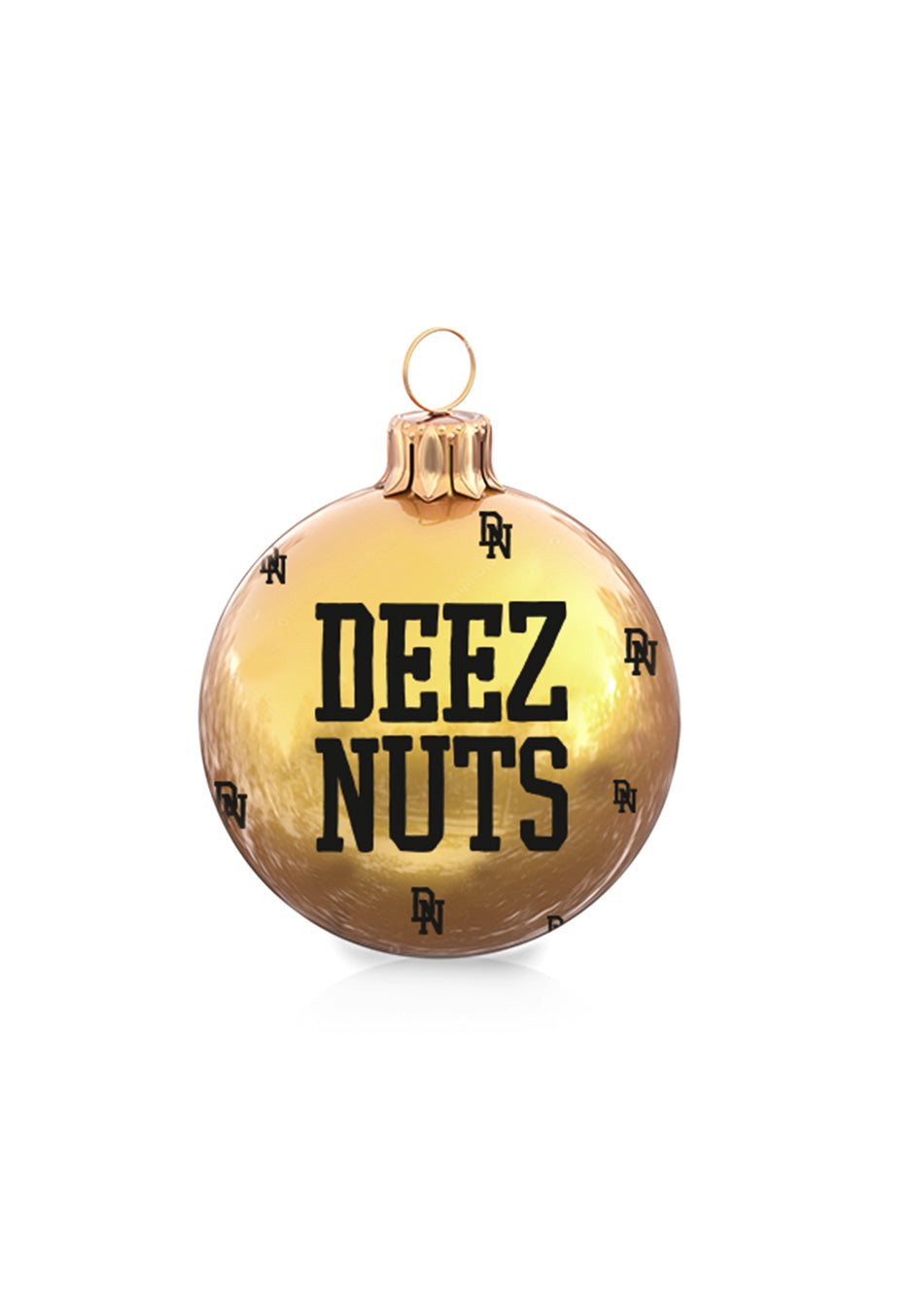 Deez Nuts Smiley Limited Xmas Gold Ball