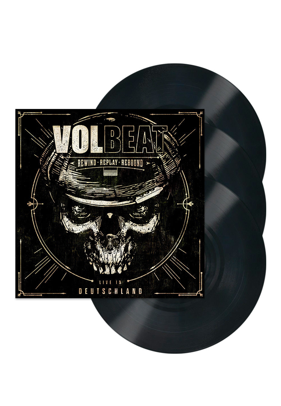 Volbeat - Rewind, Replay, Rebound; Live in Deutschland - 3 Vinyl