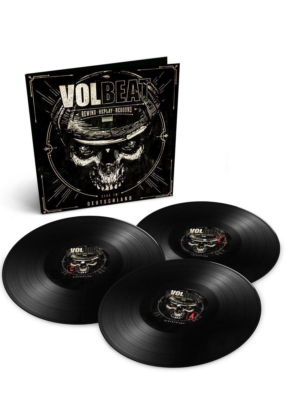 Volbeat - Rewind, Replay, Rebound; Live in Deutschland - 3 Vinyl