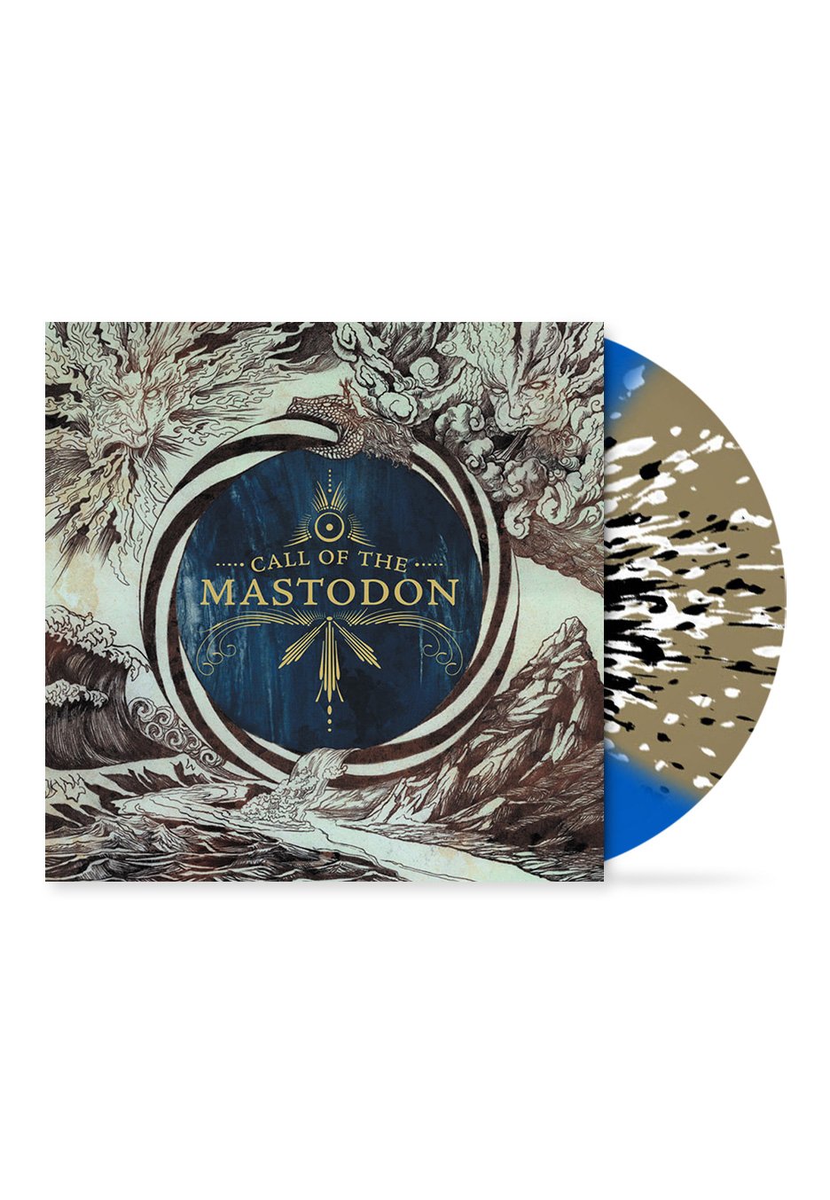 Mastodon - Call Of The Mastodon Blue, Gold & White/Black - Splattered Vinyl