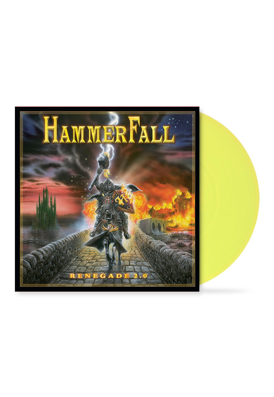 HammerFall - Renegade 2.0 20 Year Anniversary Transparent Yellow - Colored Vinyl