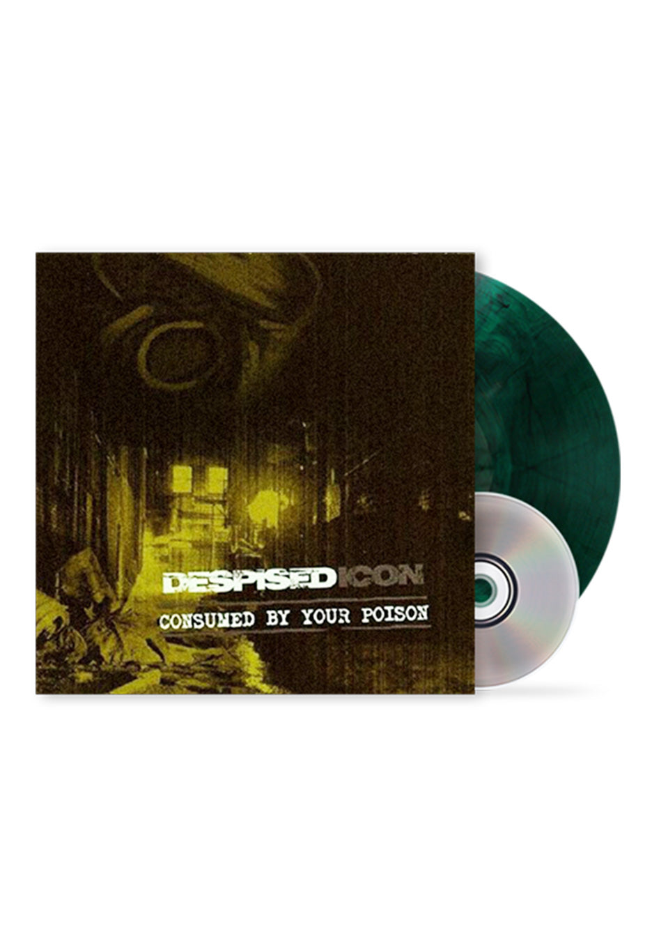 Despised Icon - Consumed By Your Poison (ReIssue + Bonus 2022) Transparent Green Black - Marbled Vinyl + CD