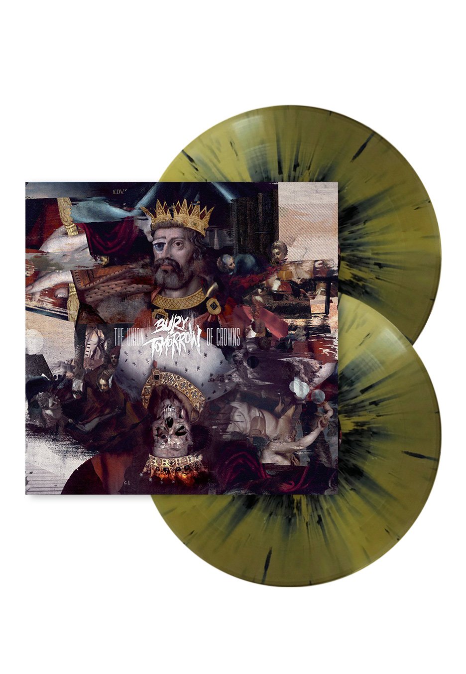Bury Tomorrow - The Union Of Crowns Gold Black - Splattered 2 Vinyl