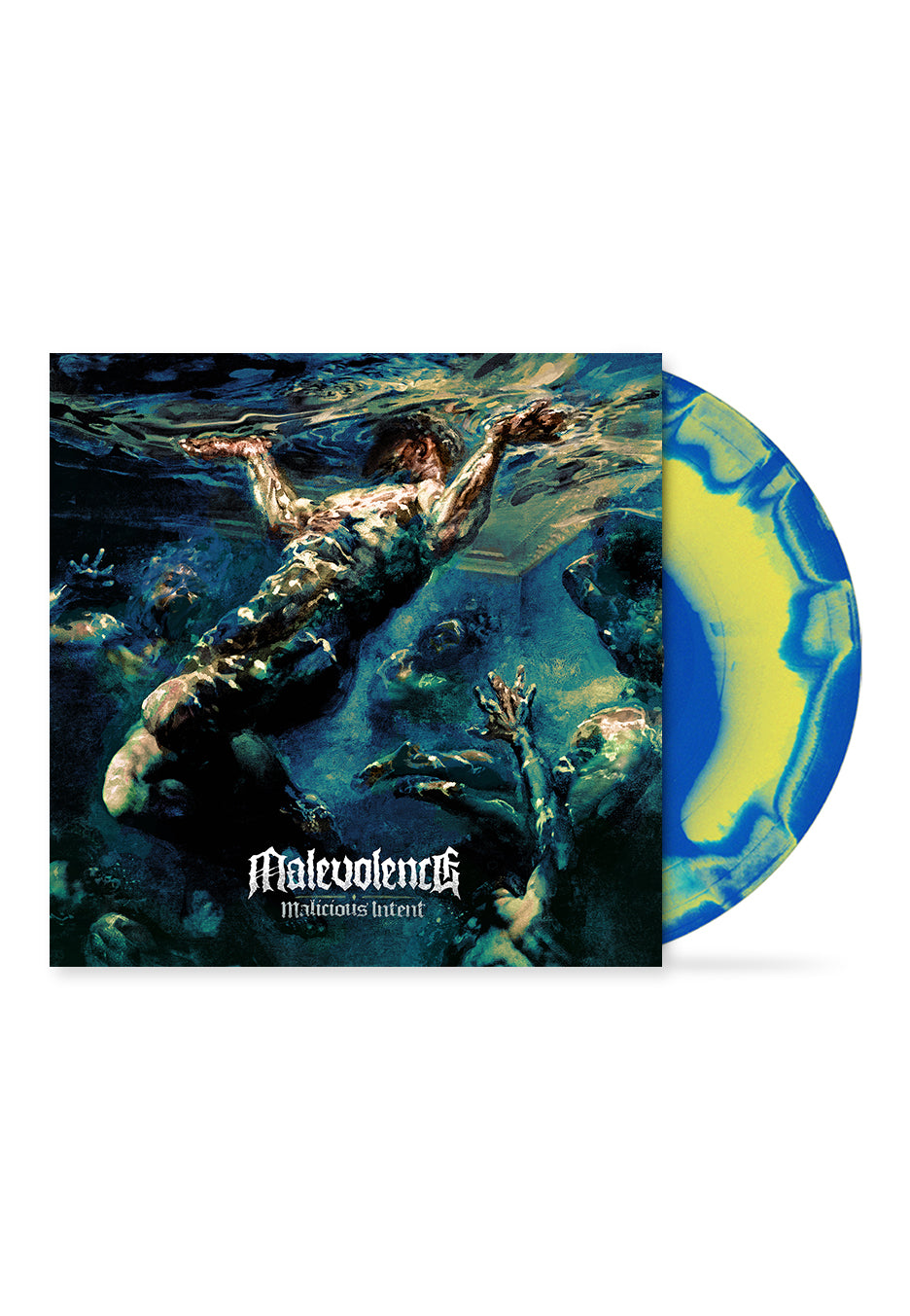 Malevolence - Malicious Intent Ltd. Yellow Blue Corona - Colored Vinyl
