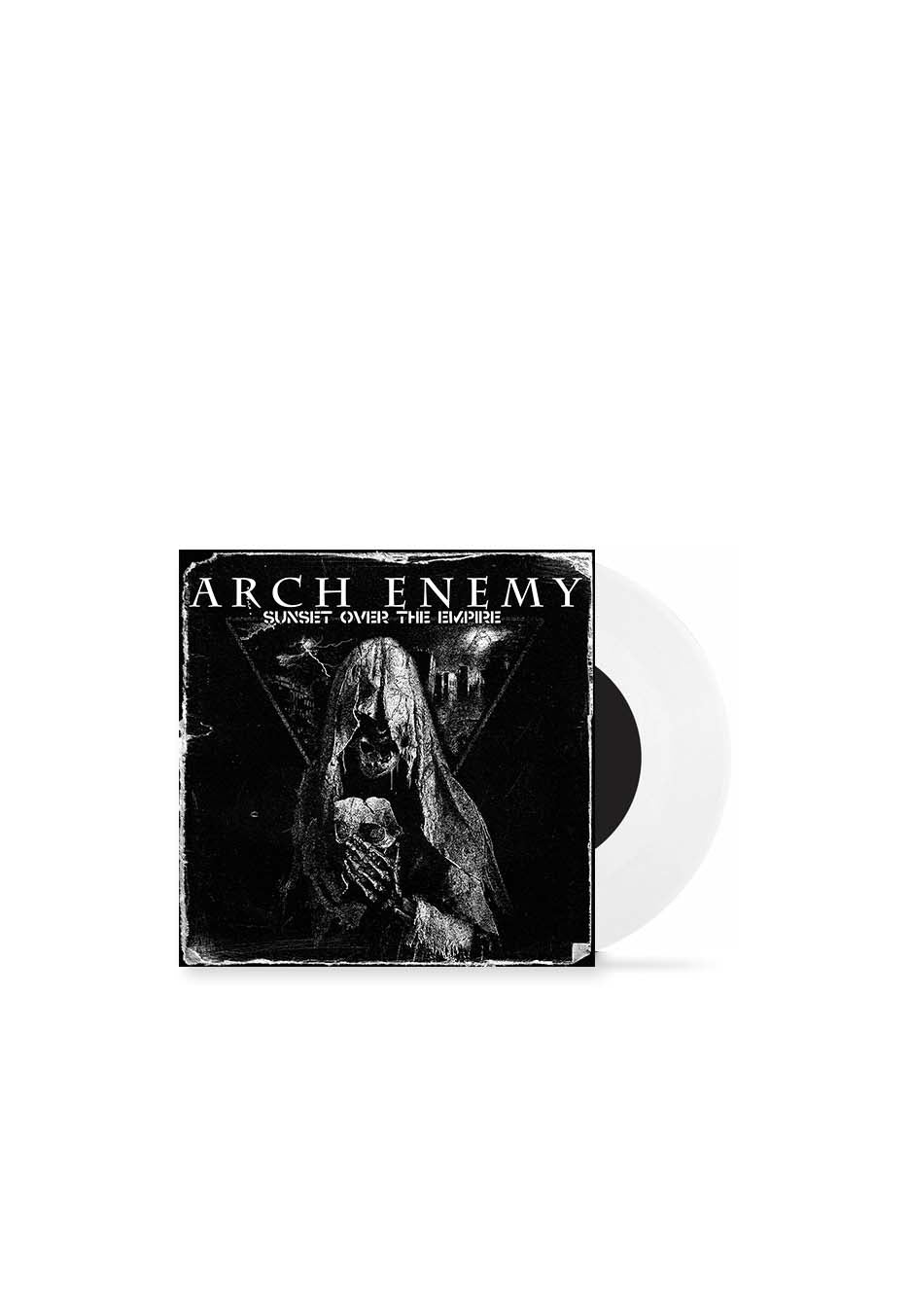 Arch Enemy - Sunset Over The Empire White - Colored Seven Inch