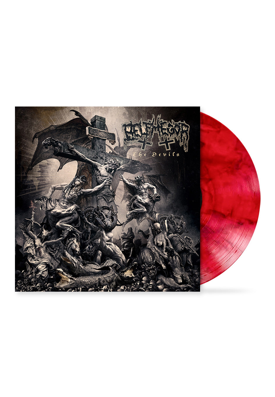 Belphegor - The Devils Ltd. Transparent Red/Black - Marbled Vinyl