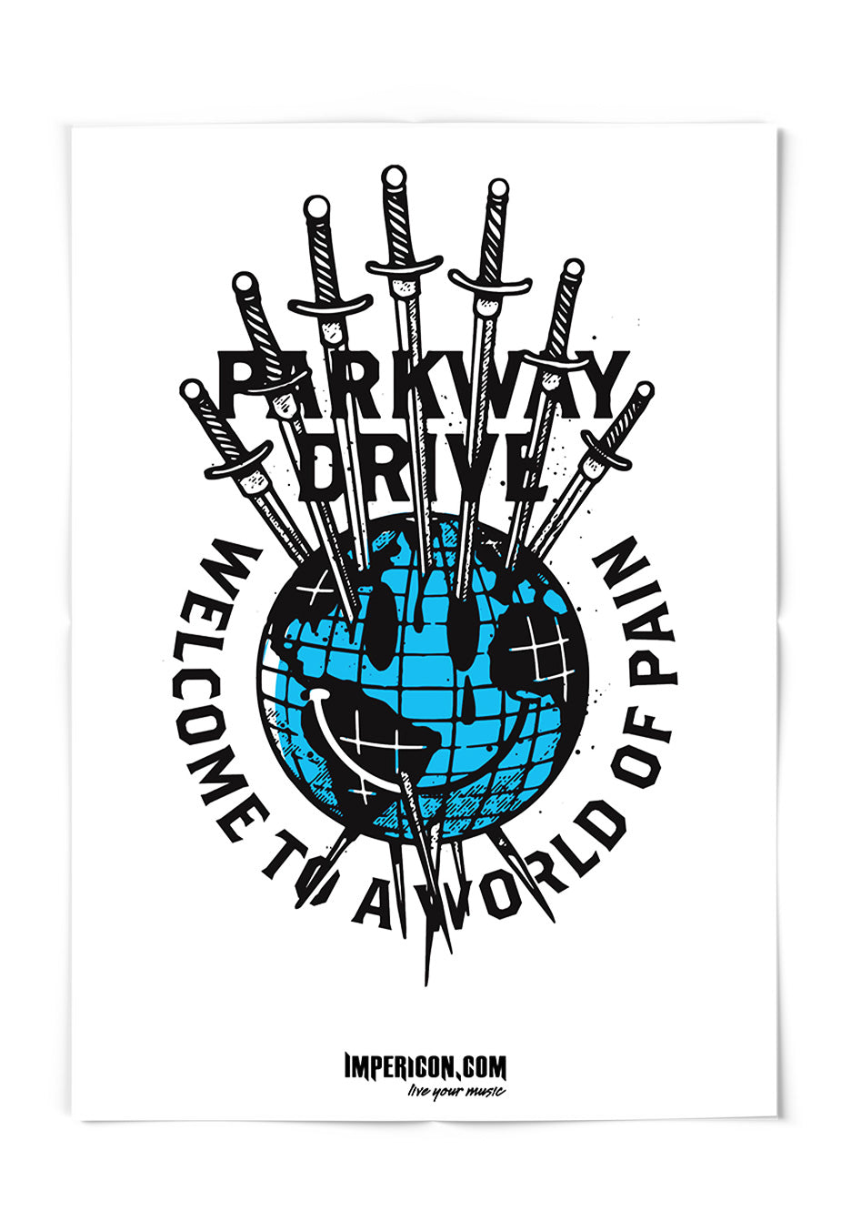 Parkway Drive - World Of Pain Folded - Poster