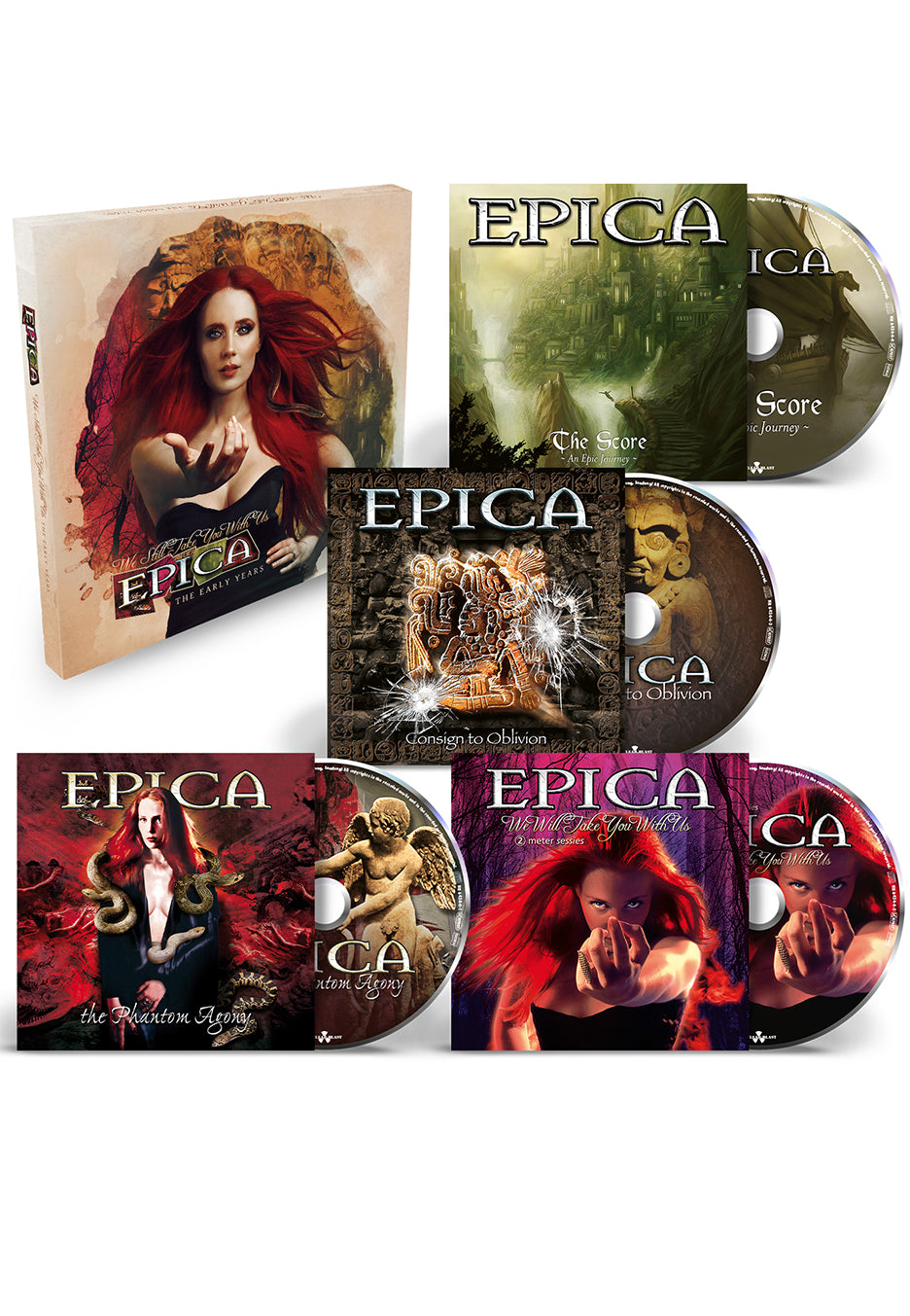 Epica - We Still Take You With Us: The Early Years Ltd. - 4 CD Box | Neutral-Image