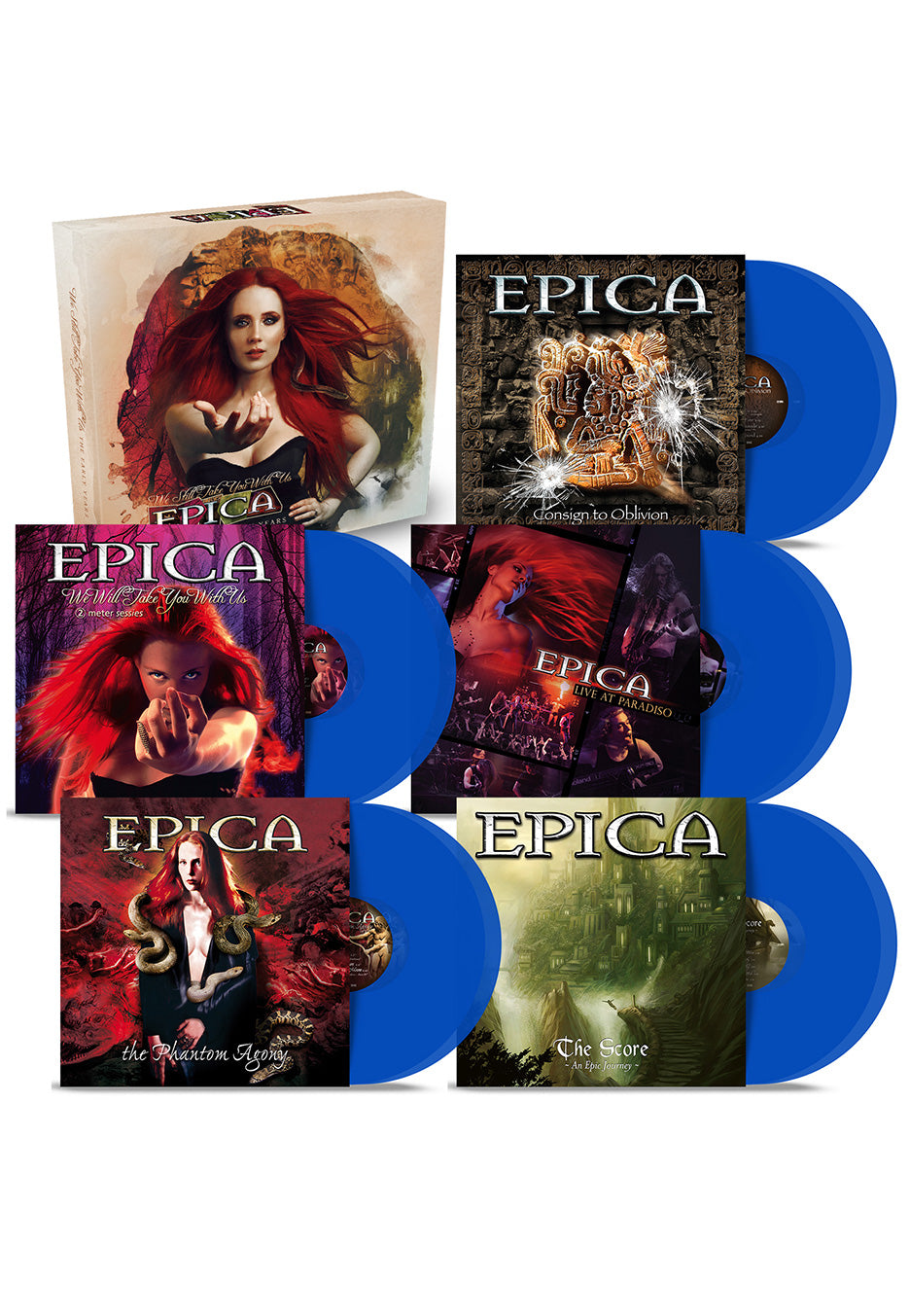 Epica - We Still Take You With Us: The Early Years Ltd. Blue - Colored 11 Vinyl Box